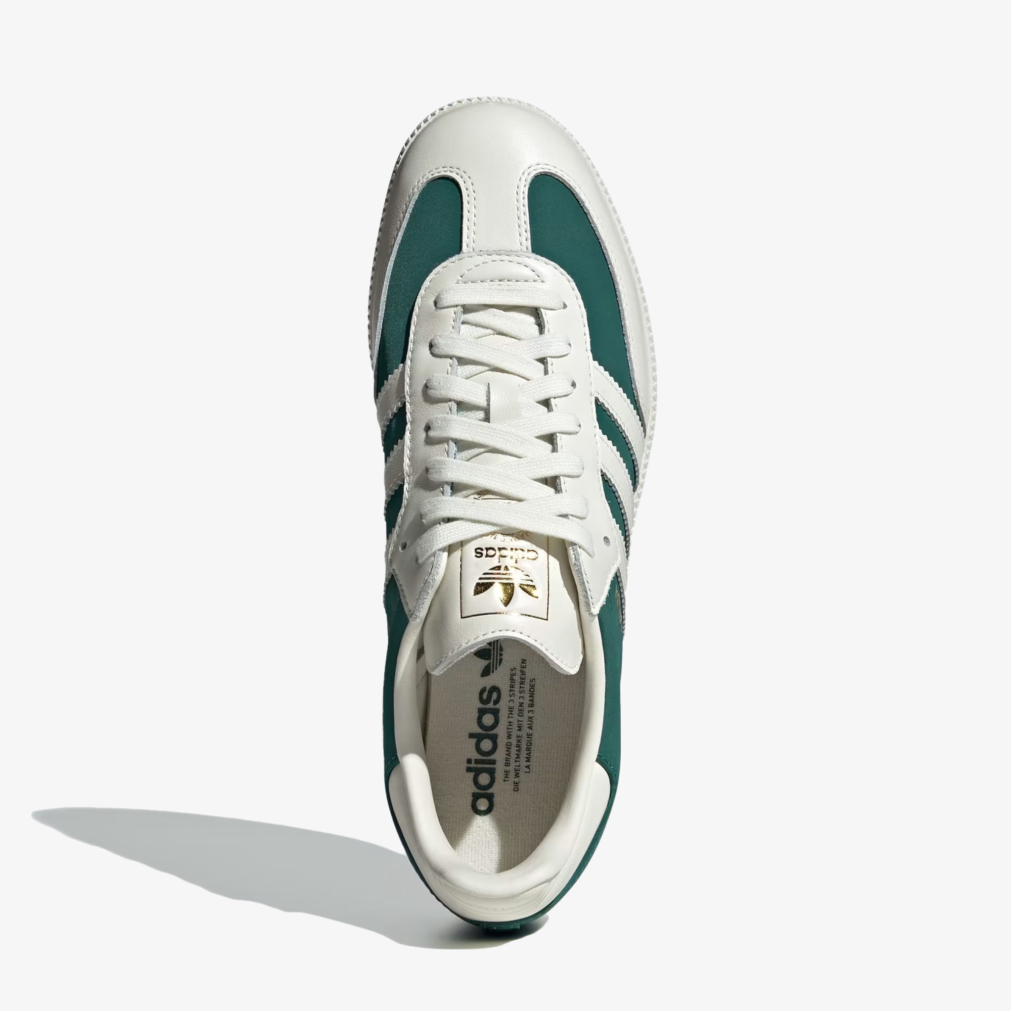 Adidas Originals | Samba Og { Off White/collegiate Green - view 2