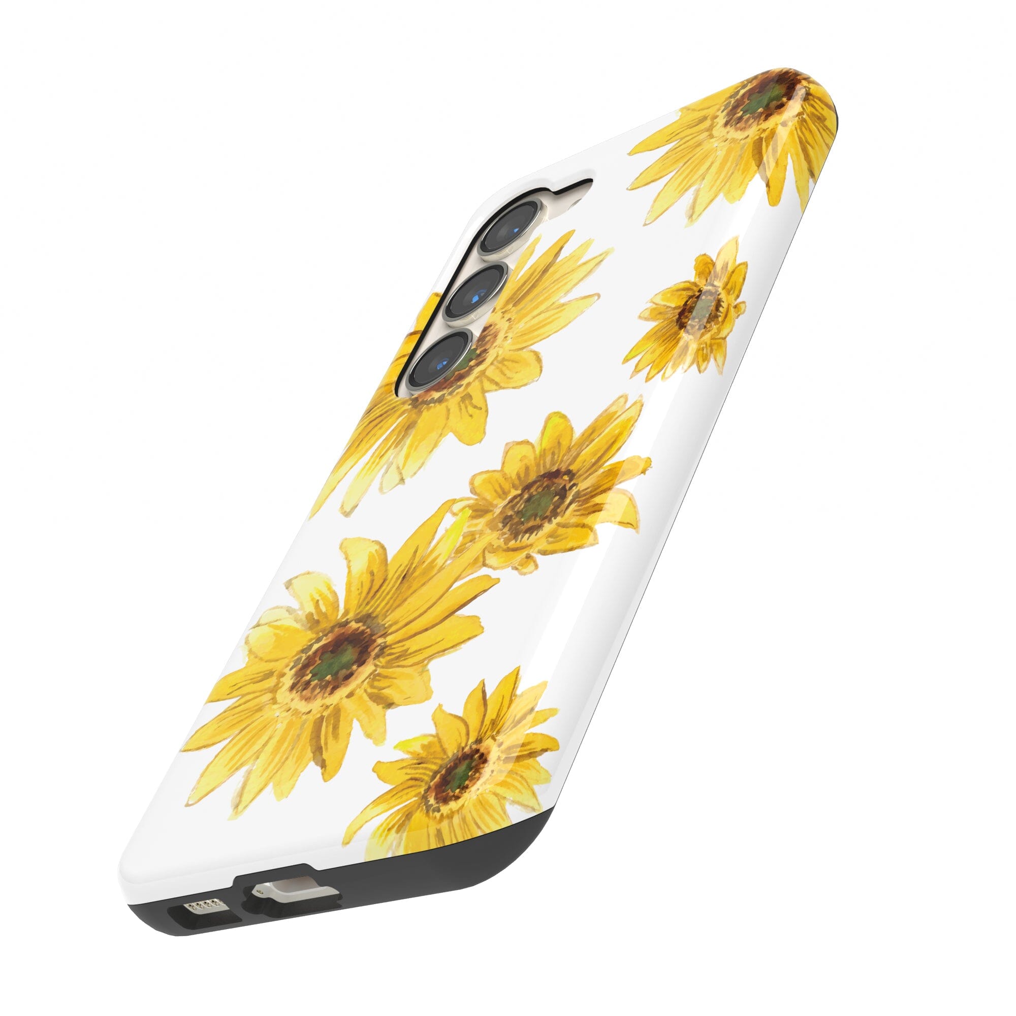Casetry Golden Garden | Yellow Sunflower Floral Samsung Case - view 10