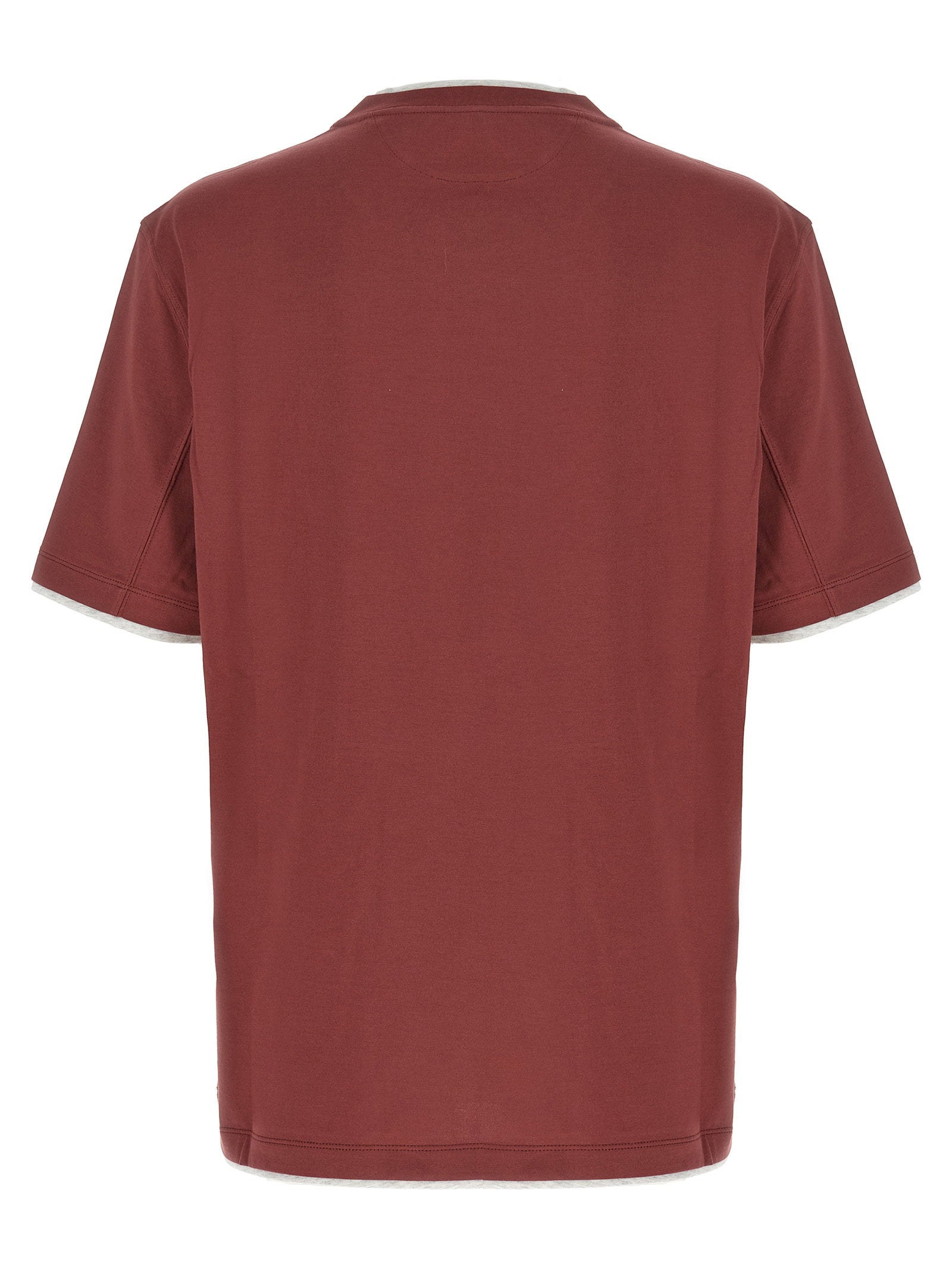 Brunello Cucinelli Double Layer T-shirt – 100% cotton - view 2