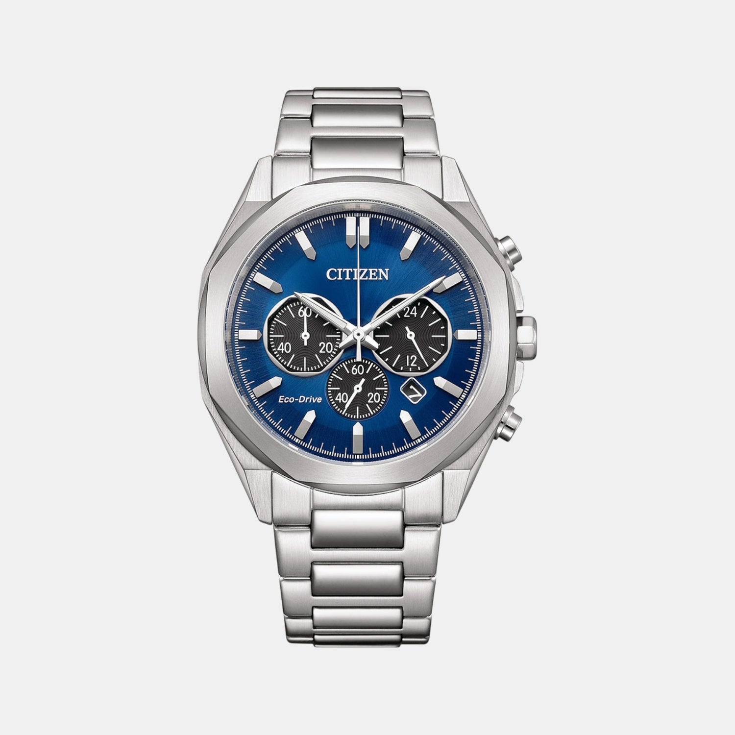 Citizen Eco-Drive Men Eco-Drive Blue Dial Analog Stainless Steel Watch CA4590-81L