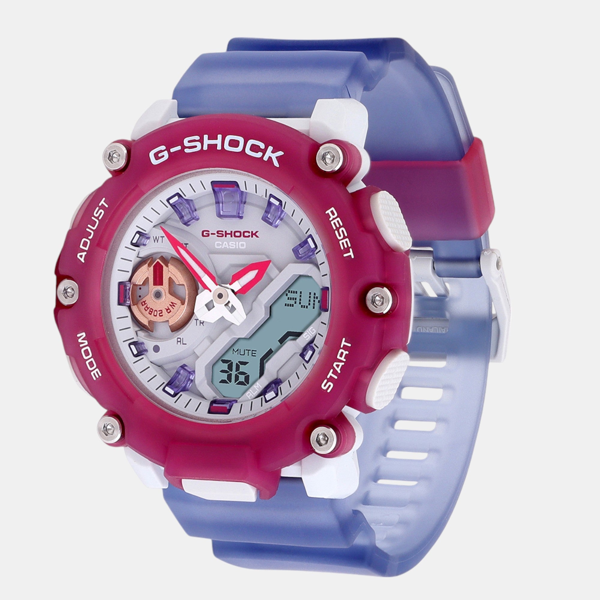 Casio G-Shock Women Quartz Purple Dial Analog-Digital Resin Watch G1423 - view 2