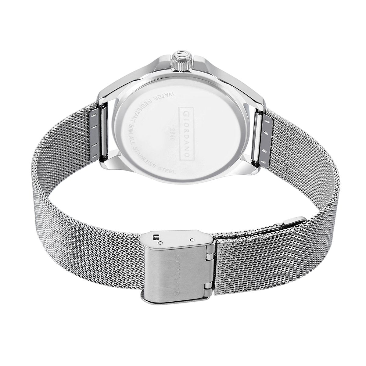 Giordano Women's Blue Dial & Silver Chain Watch for Women - view 2
