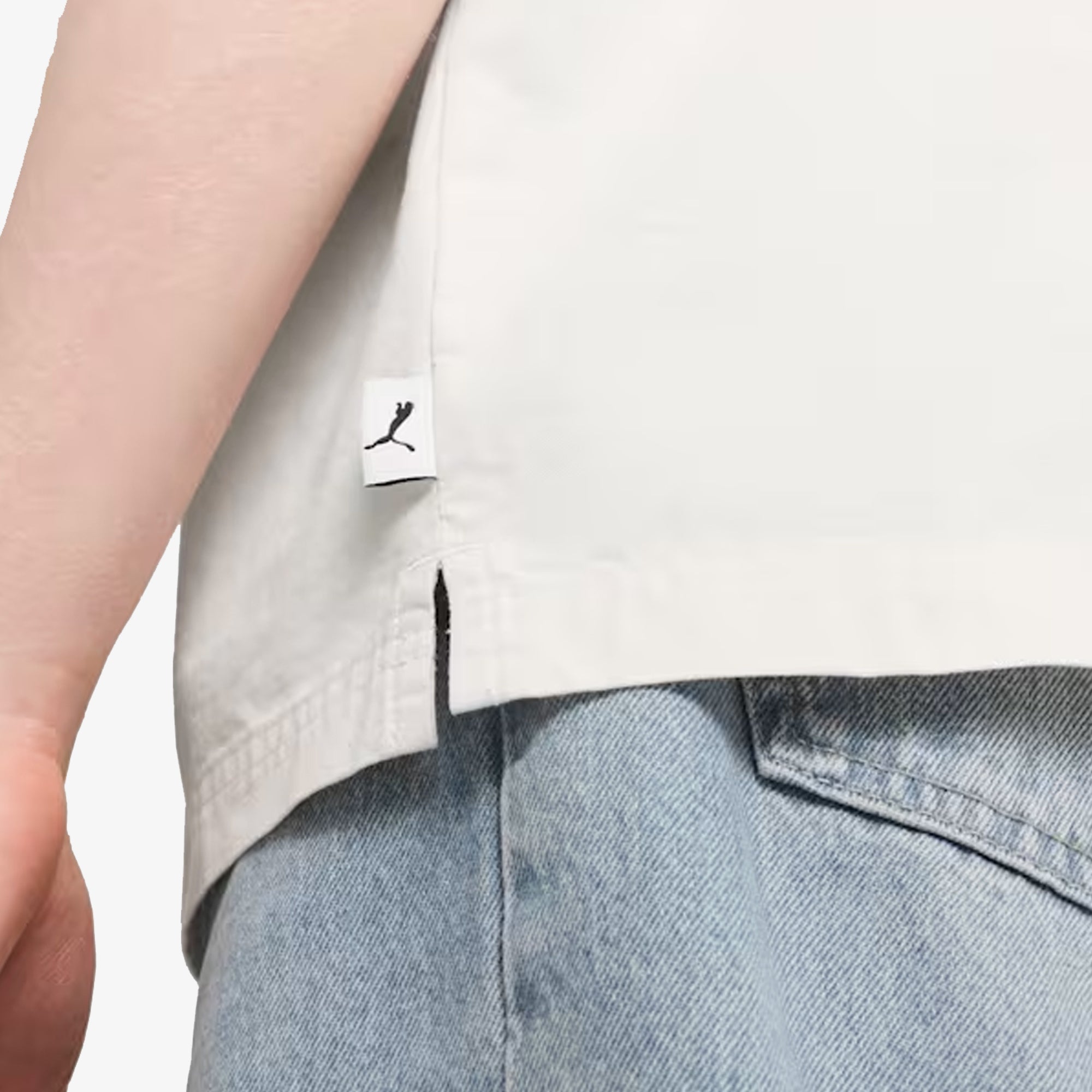 Puma | Mmq Half-zip Shirt { Alpine Snow - view 3
