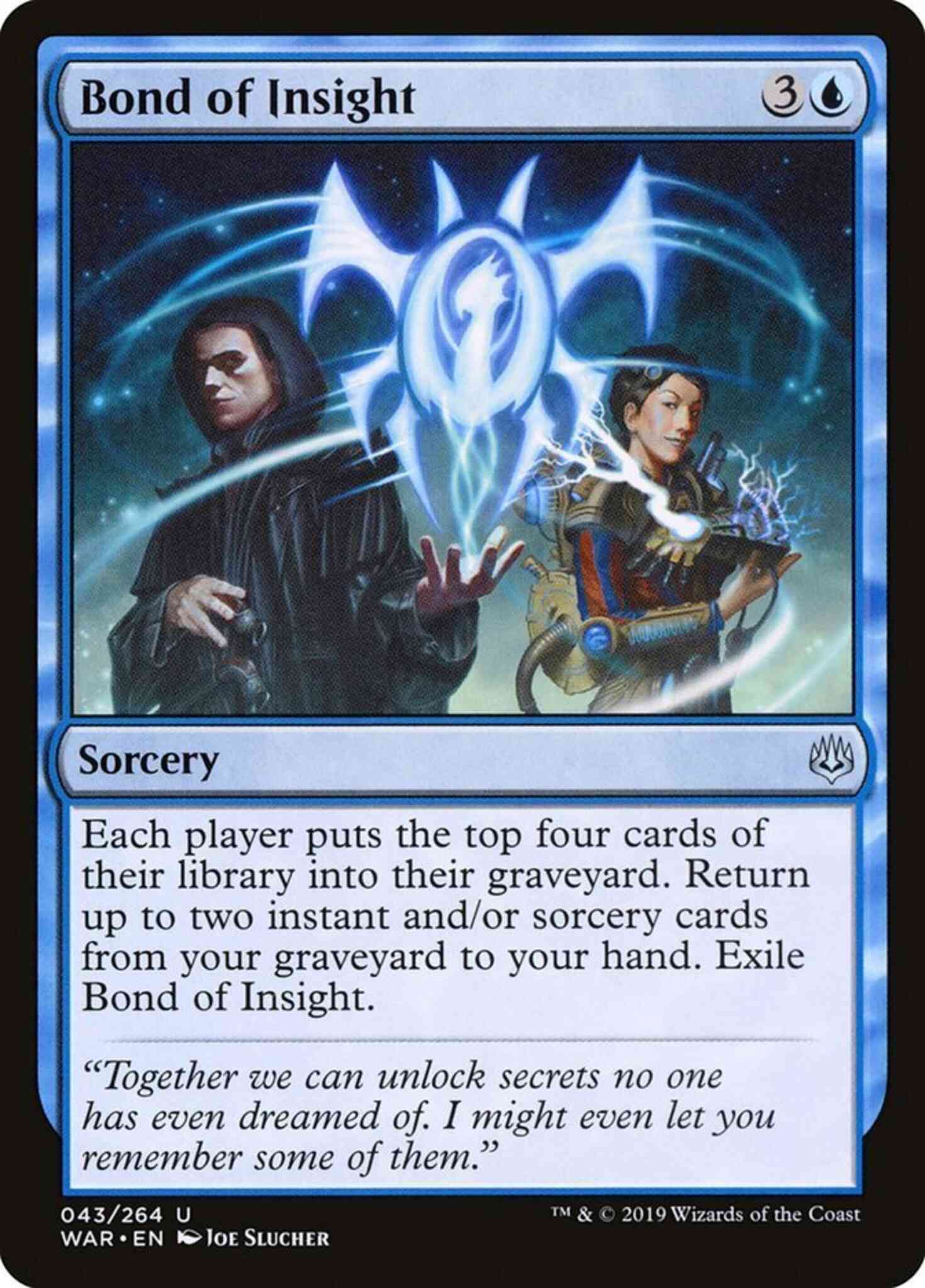 Magic Bond of Insight [43] [War of the Spark] [Non-Foil]