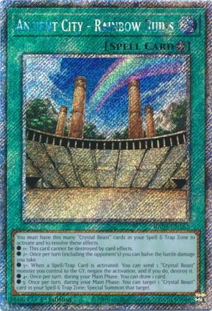 Yu-Gi-Oh! Ancient City - Rainbow Ruins - RA03-EN181 - Platinum Secret Rare - 1st Edition