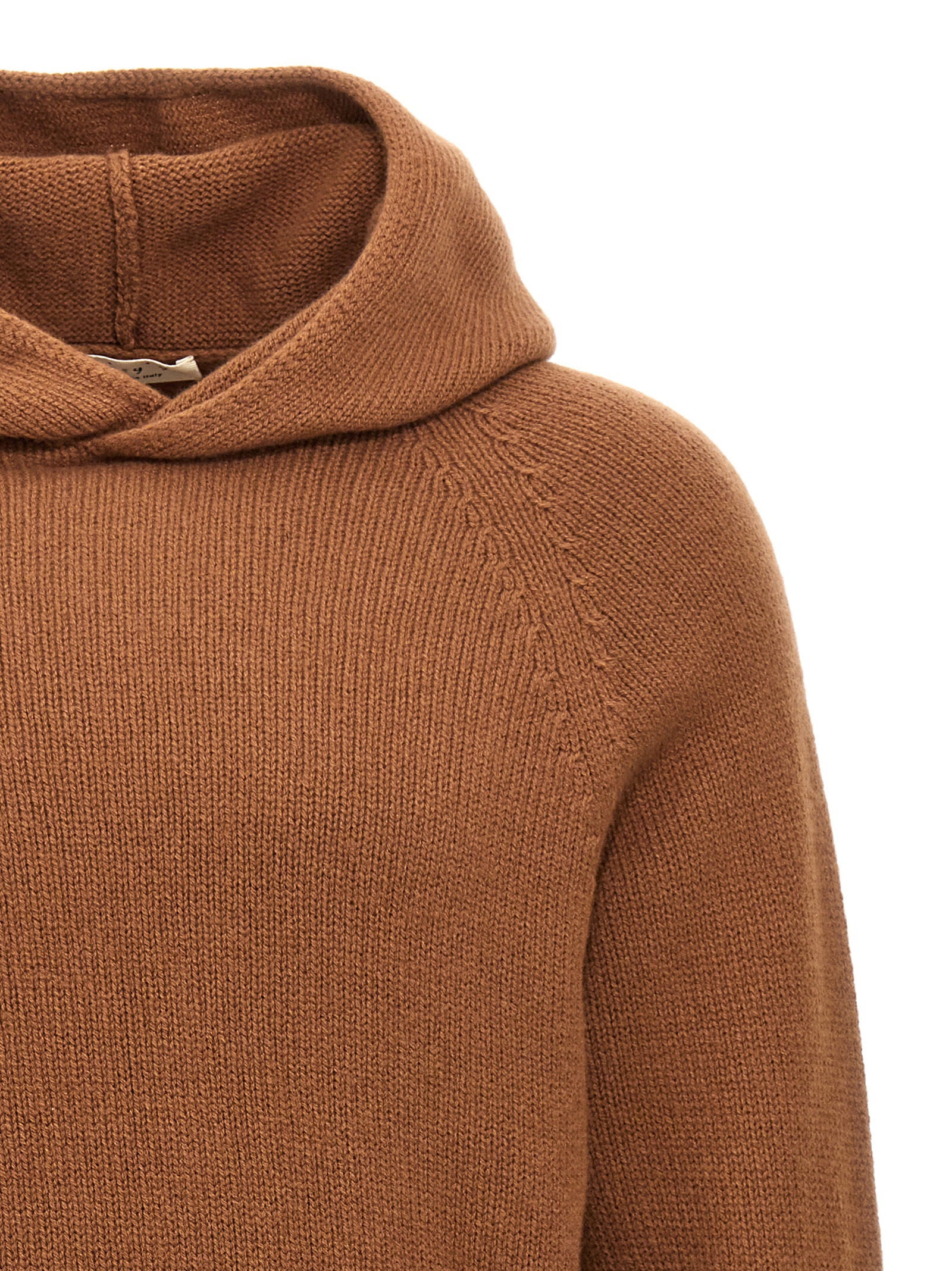Ma'ry'ya Wool Hooded Sweater – 75% wo, 15% se, 10% ws - view 3