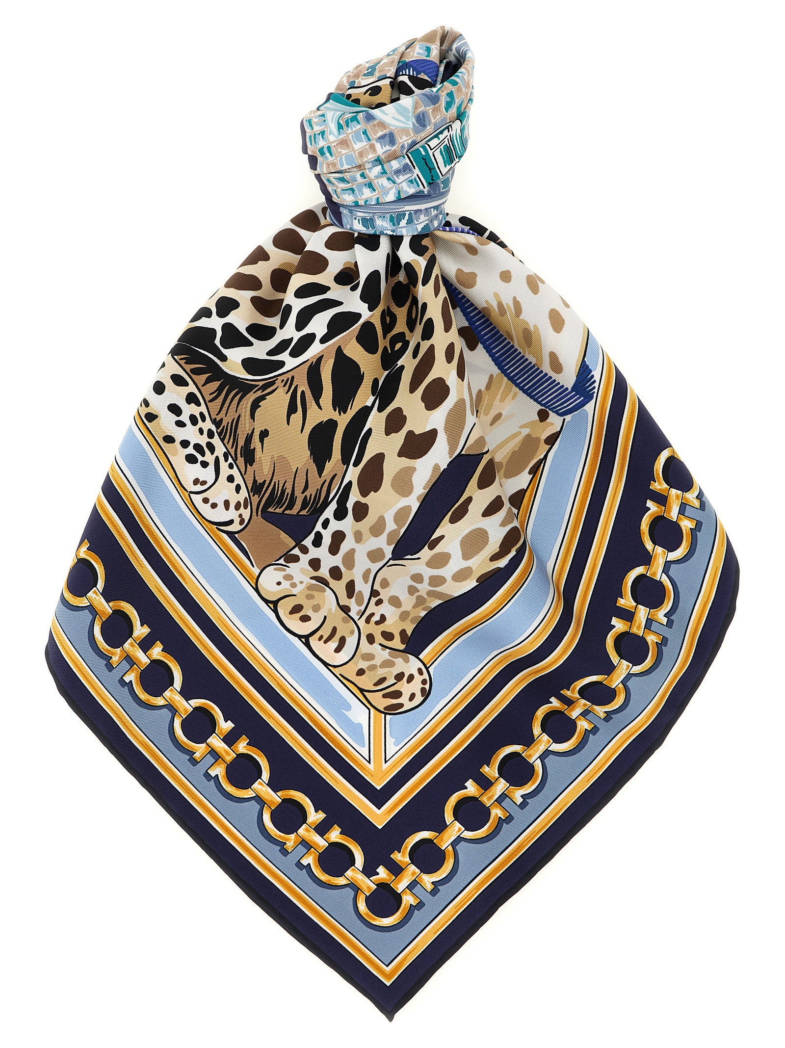 Ferragamo Felindra Scarf – 100% silk