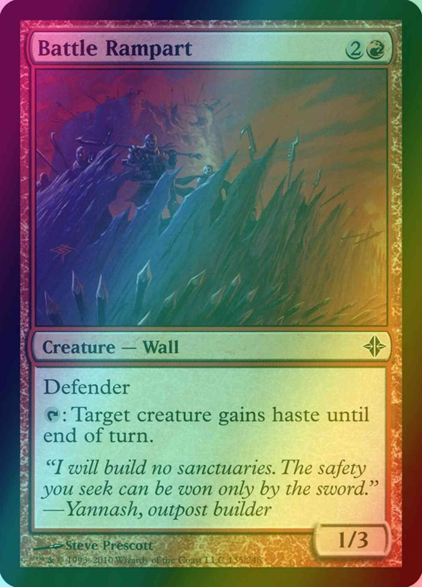 Battle rampart 135 – Magic Battle Rampart [135] [Rise Of The Eldrazi] [Foil]
