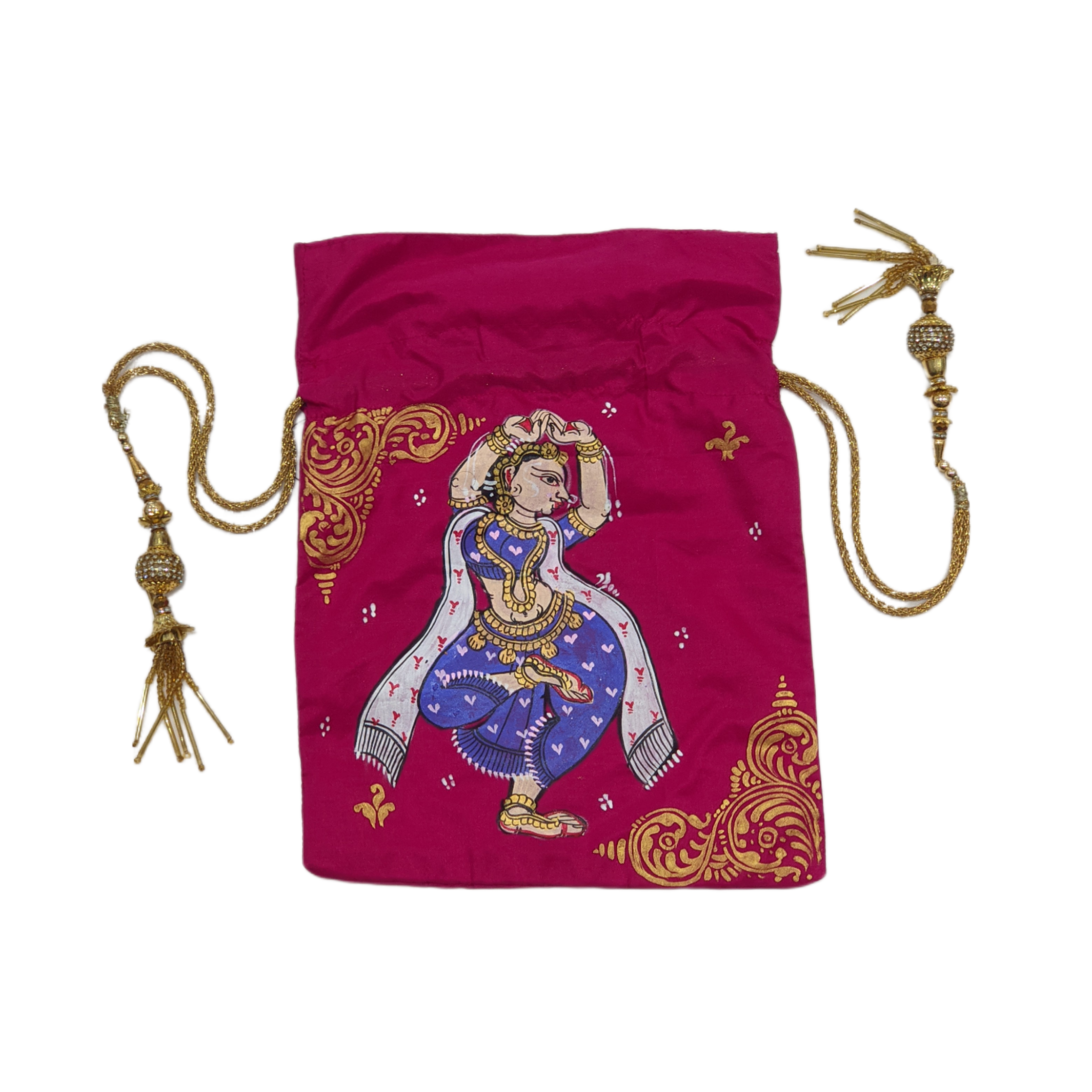 IndianVillèz Rani Nartaki Pattachitra Potli Bag - view 2
