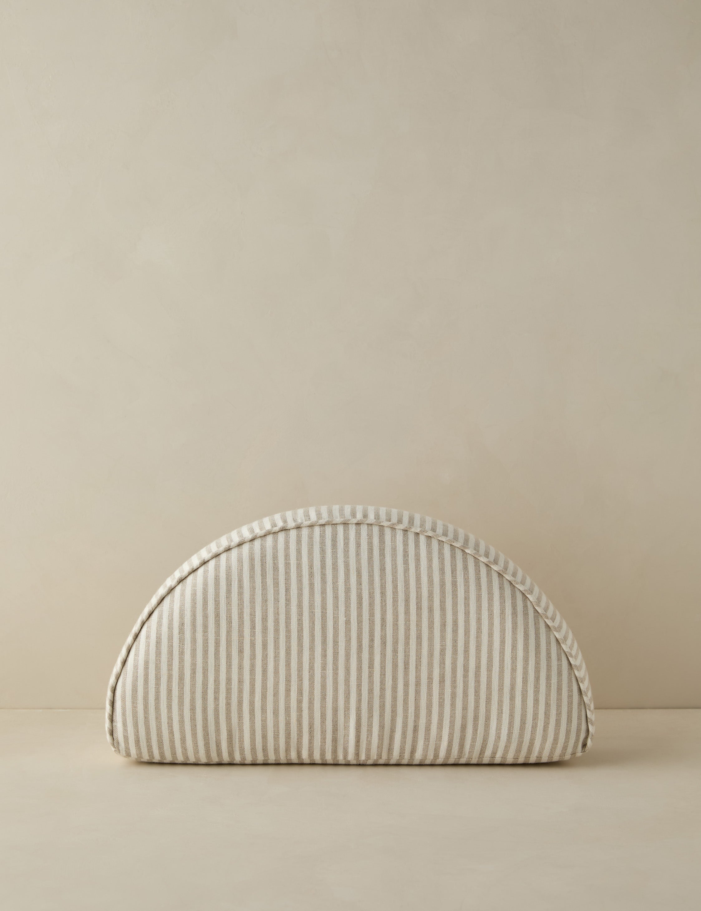 Lulu and Georgia Darrow Linen Half-Disc Pillow
