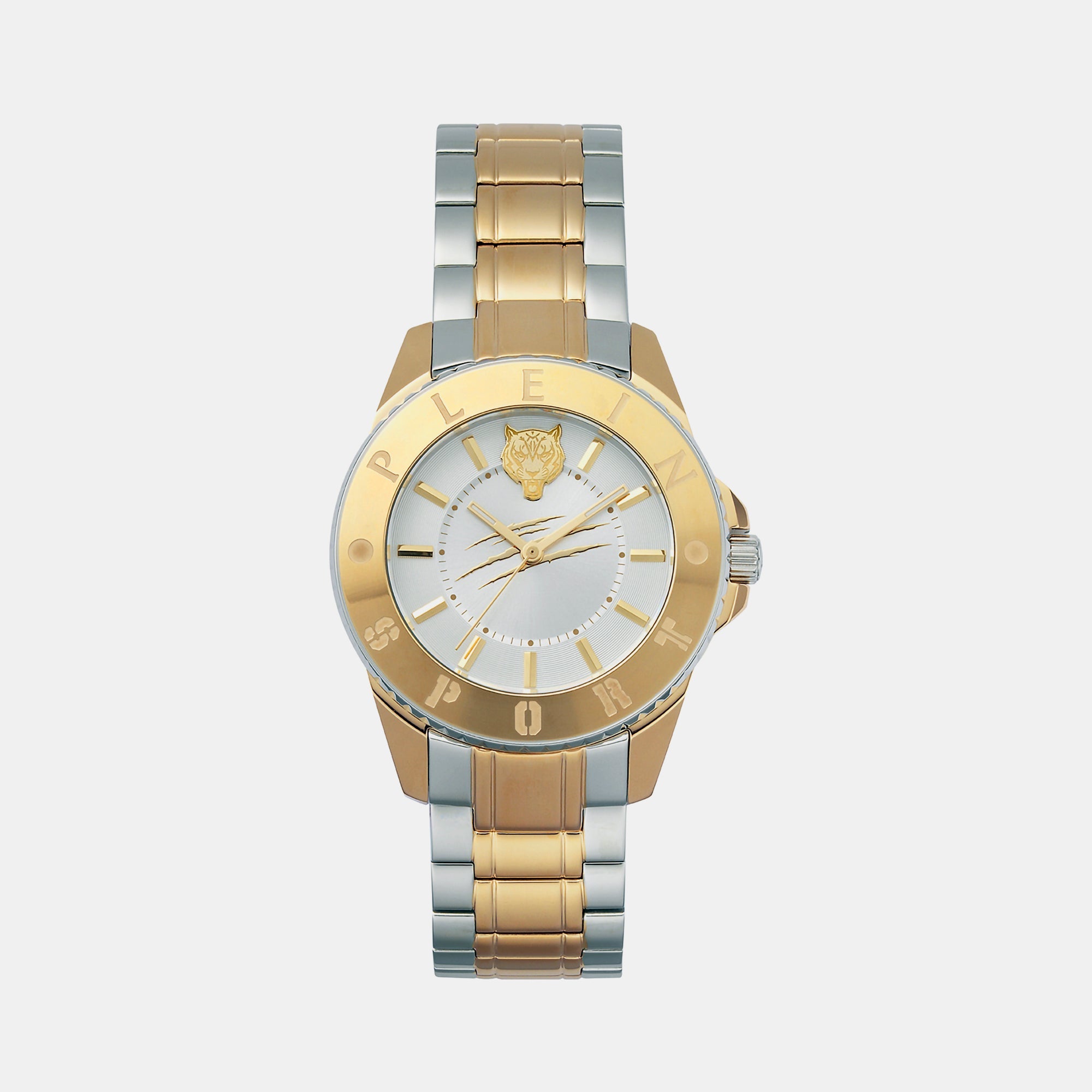 Plein Sports Glam Women Quartz Silver Dial Analog Stainless Steel Watch PSKBA0823