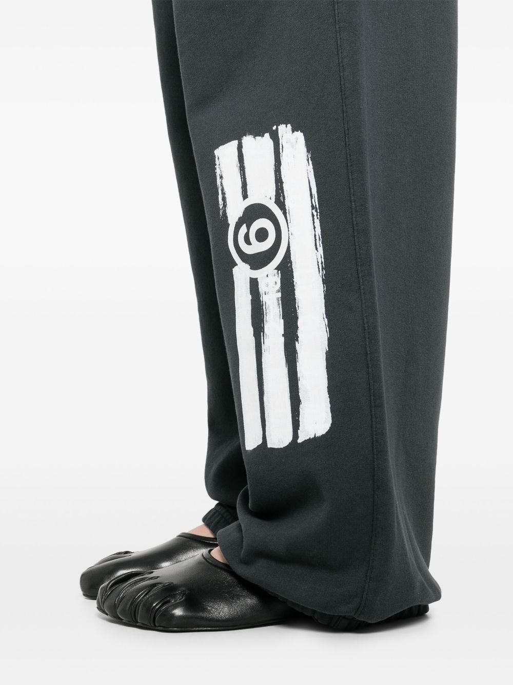MM6 Maison Margiela Logo cotton sweatpants – Outer: Cotton 100% - view 3