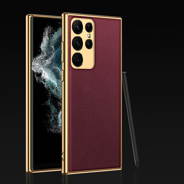 Electroplated Leather Texture Case - Samsung - view 2