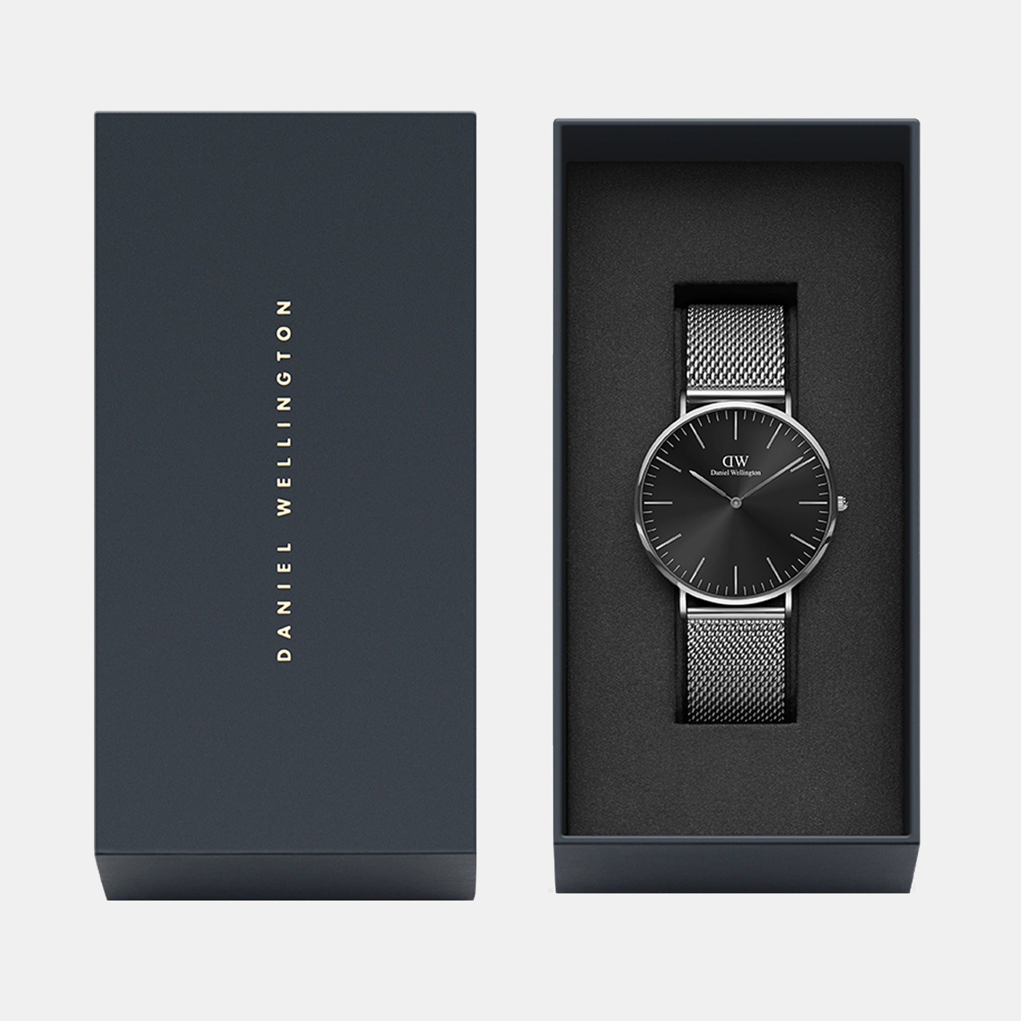 Daniel Wellington Classic Men Quartz Black Dial Analog Stainless Steel Watch DW00100629K - view 4
