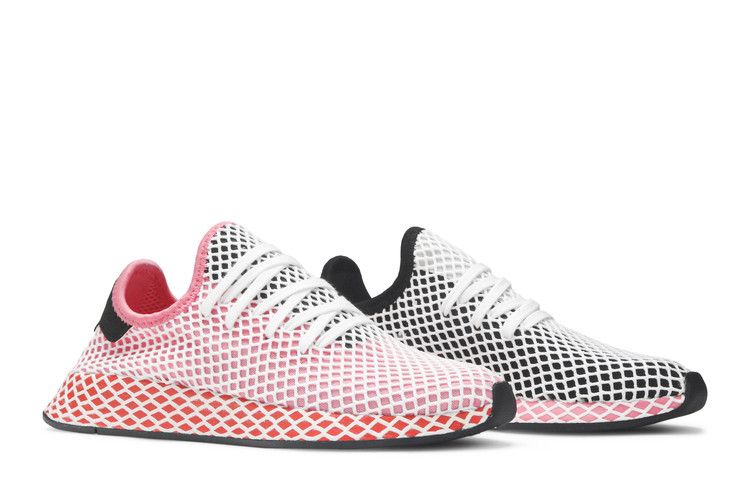 adidas Deerupt Core Black Chalk Pink (Women's) - view 8