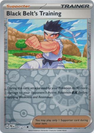 Common sv085-097 reverse – Pokémon Black Belt's Training - 097/131 - Common [sv085-097] [Reverse Holo]