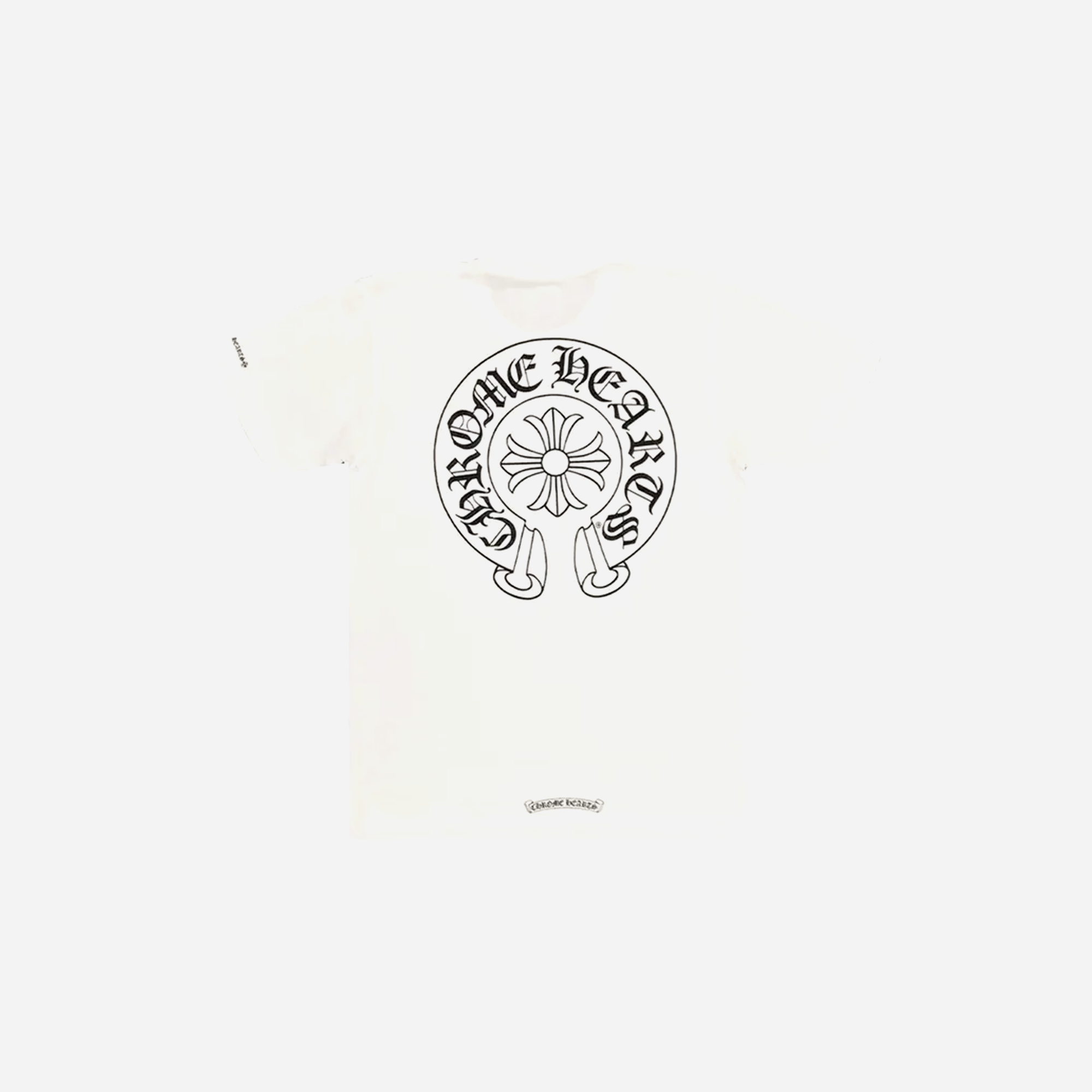 Chrome Hearts Horseshoe Logo Pocket T-Shirt 'White' - view 2