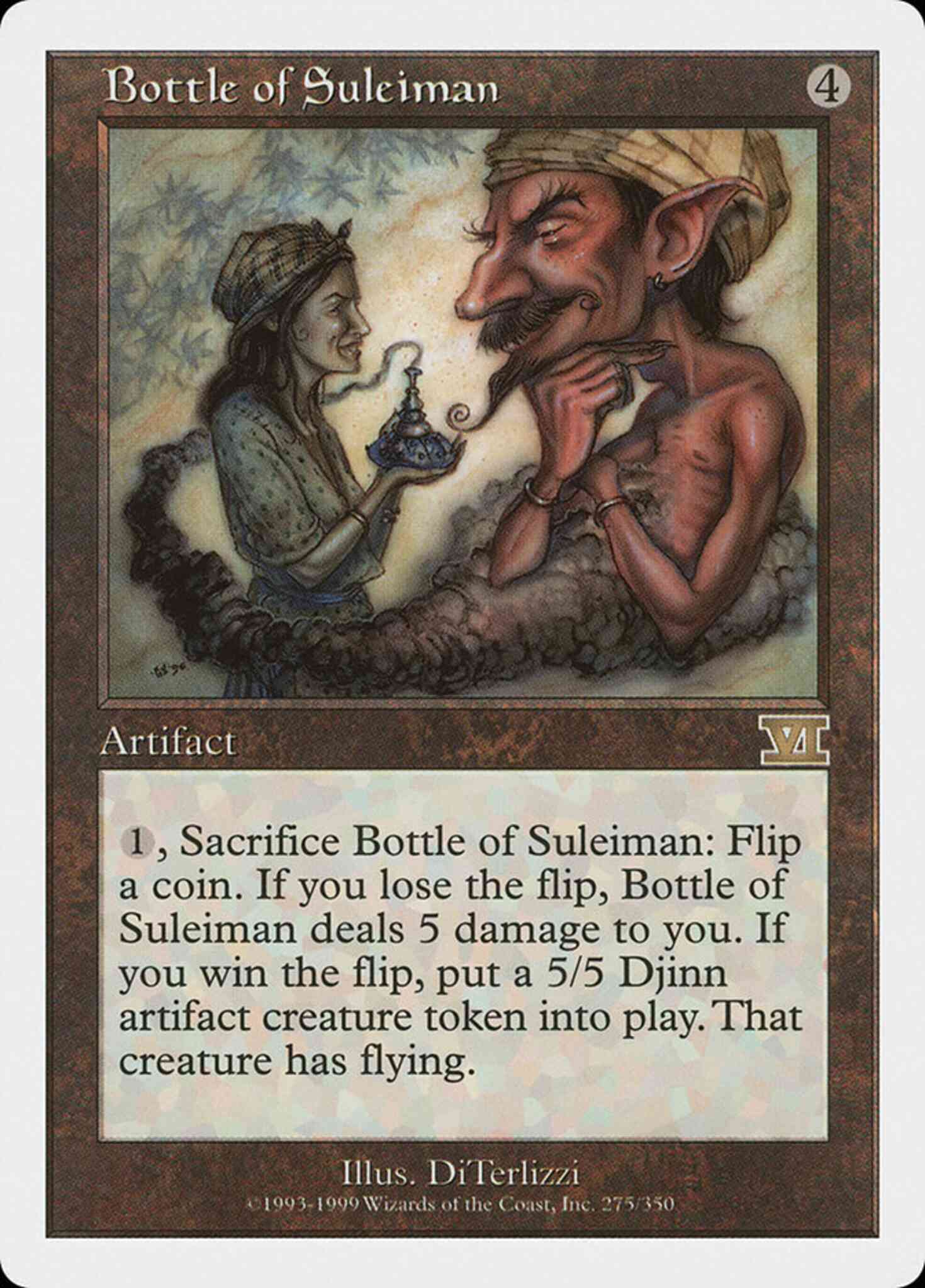 Magic Bottle of Suleiman [275] [Classic Sixth Edition] [Non-Foil]