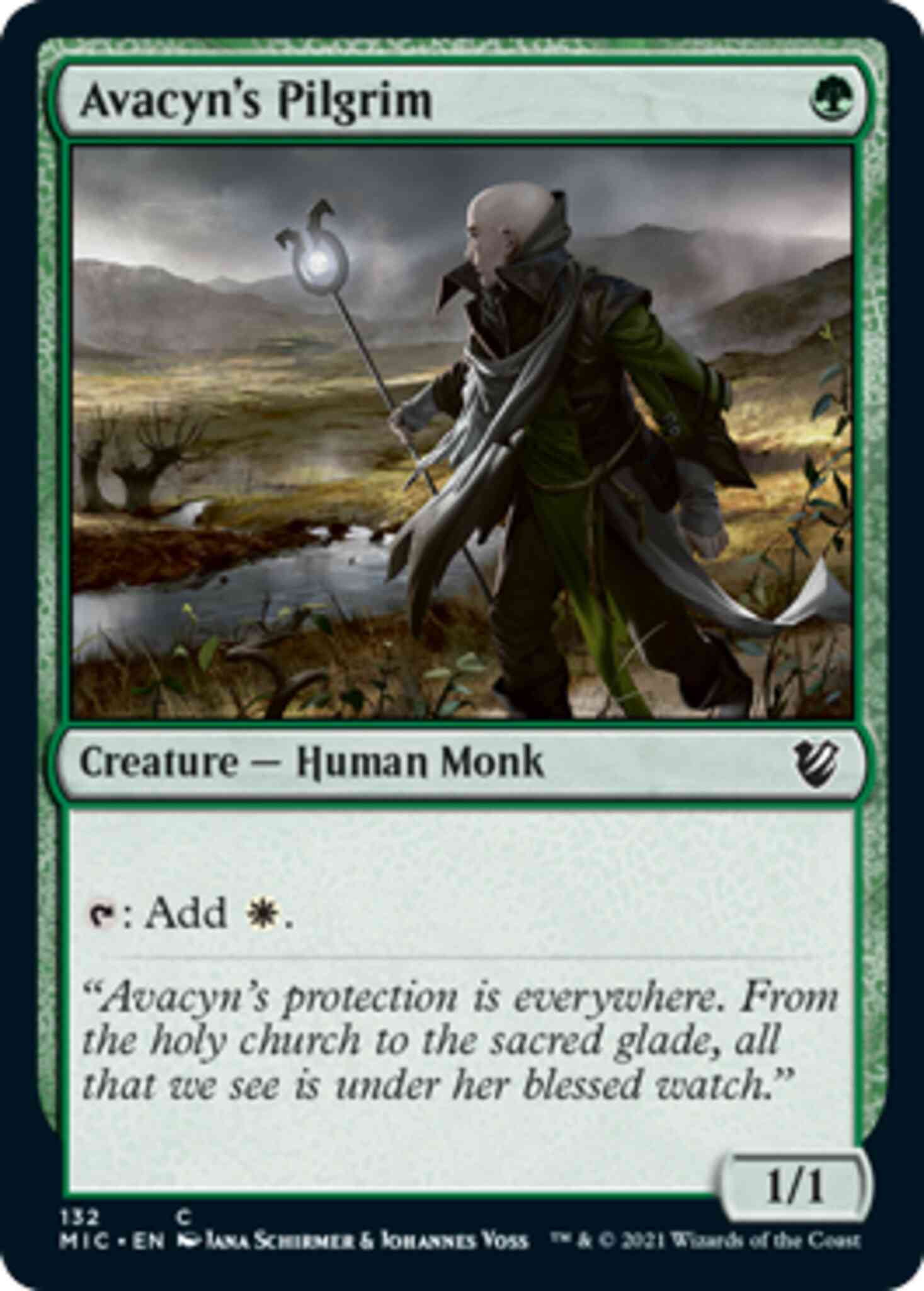 Pilgrim 132 innistrad – Magic Avacyn's Pilgrim [132] [Innistrad: Midnight Hunt: Commander] [Non-Foil]