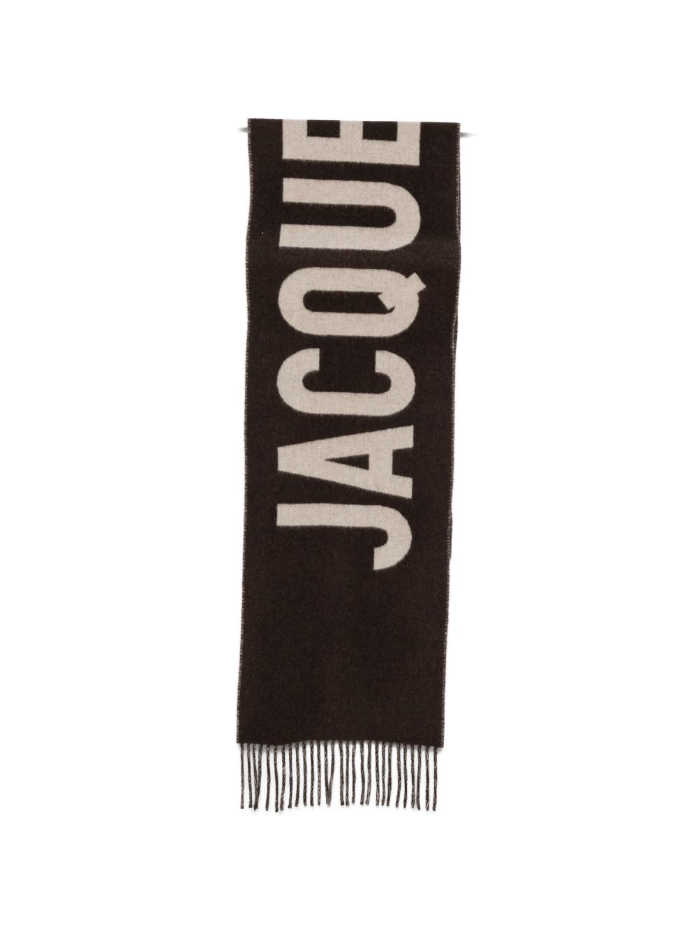 JACQUEMUS Scarfs BROWN – 100% Virgin Wool