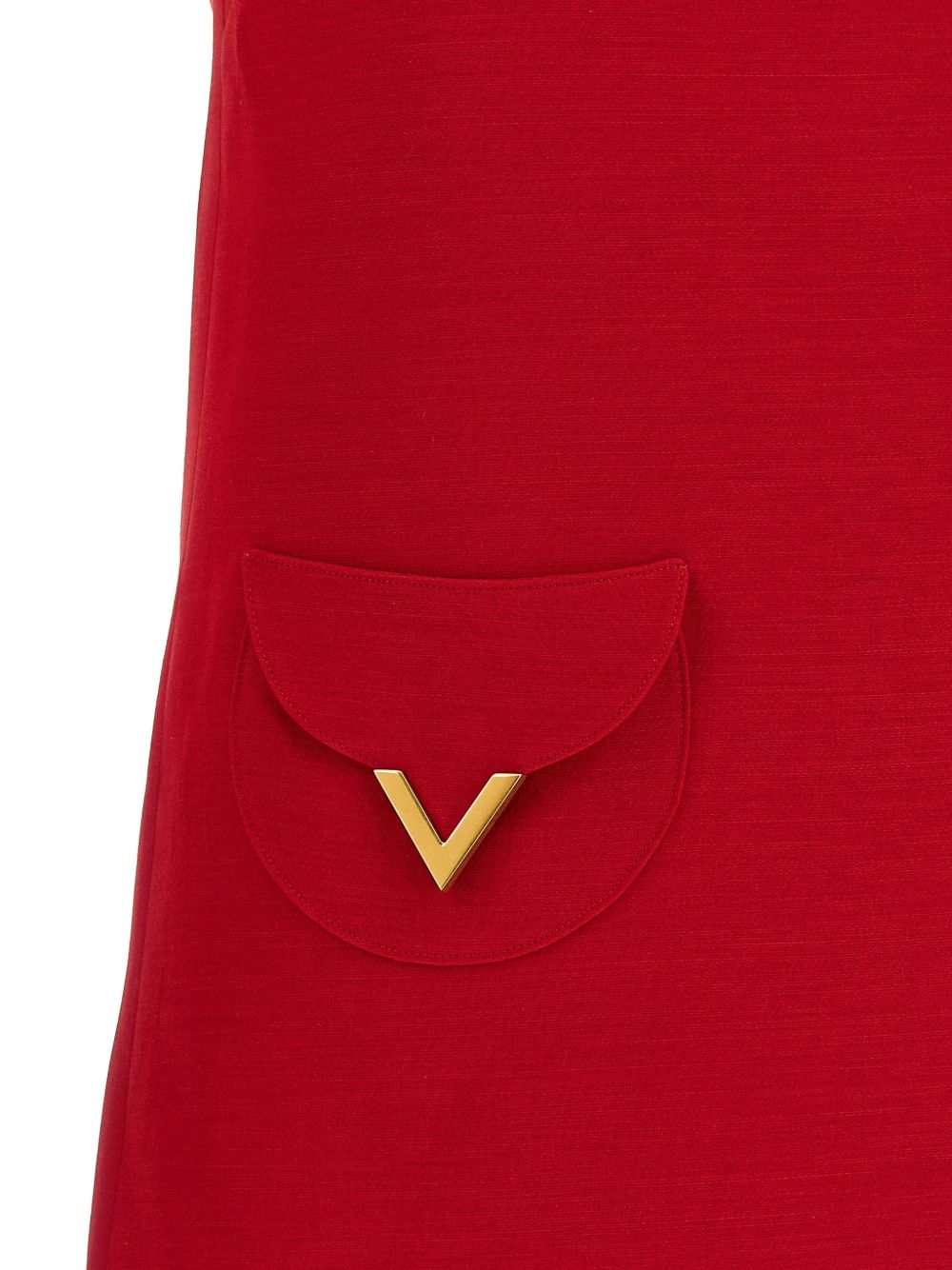 Valentino VLogo Signature wool and silk dress - view 4