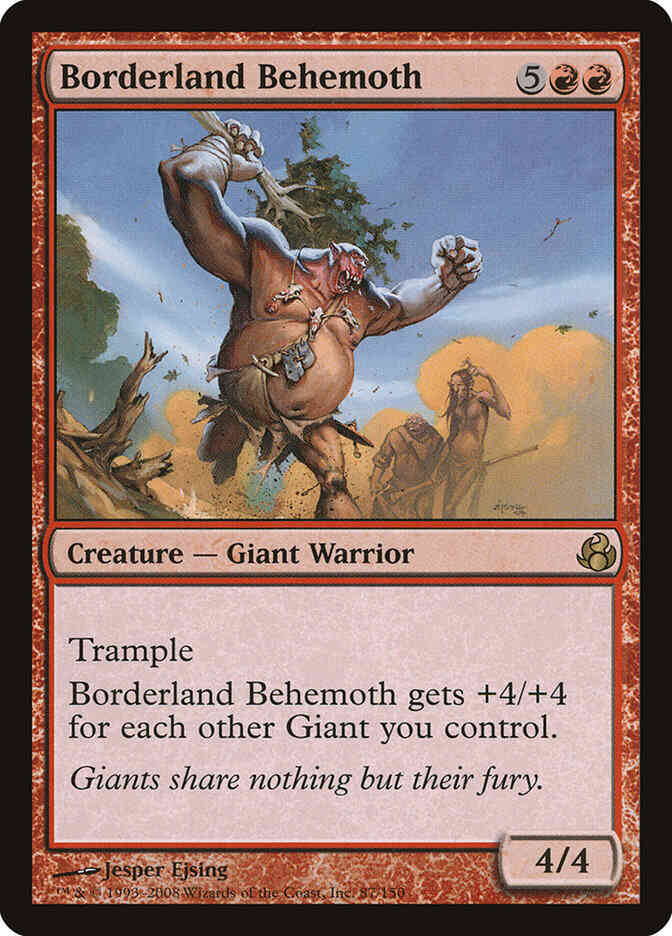 Borderland behemoth 87 – Magic Borderland Behemoth [87] [Morningtide] [Non-Foil]
