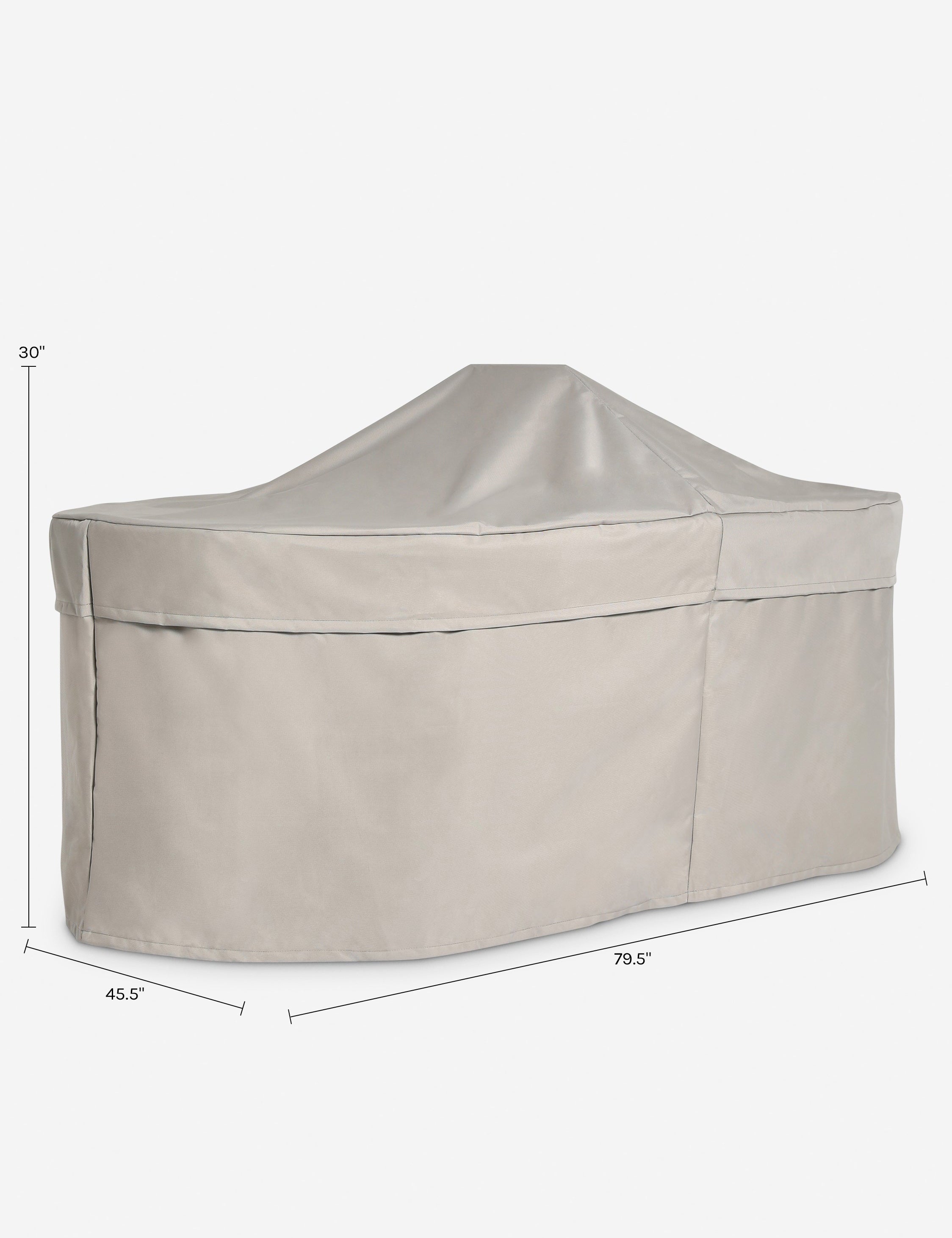 Lulu and Georgia Rodrigo Oval Dining Table Outdoor Furniture Cover - view 2