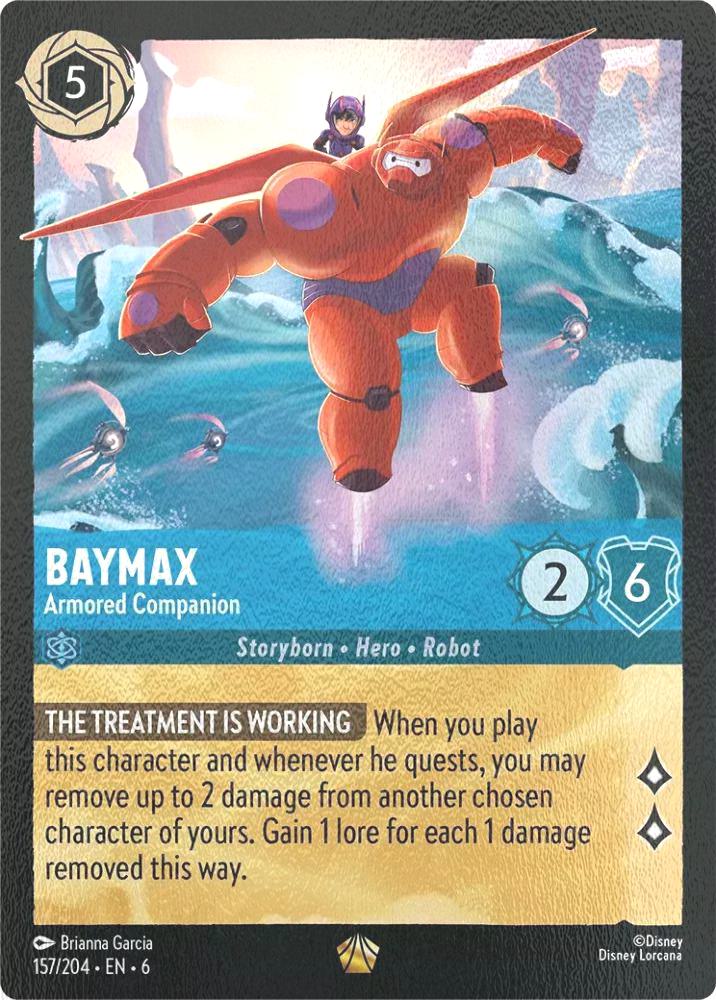 204 azurite sea – Lorcana Baymax - Armored Companion - 157/204 [Azurite Sea] [Cold Foil]