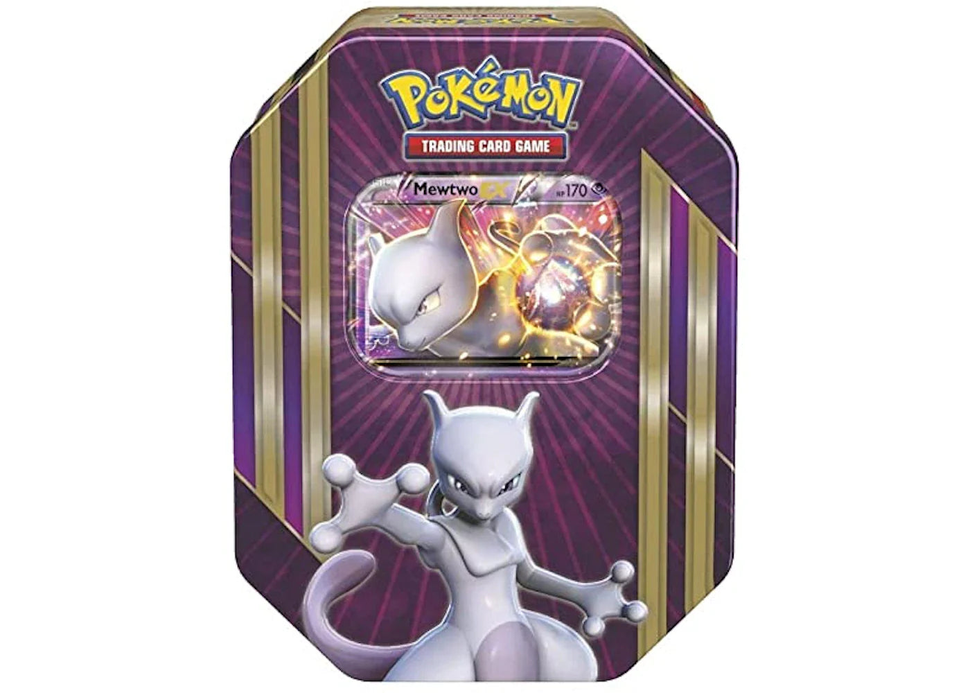 Pokémon 2016 Pokemon TCG Triple Power Tin Mewtwo EX