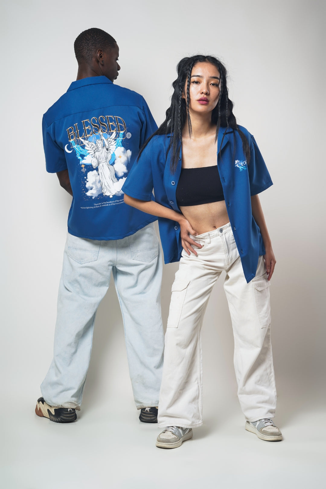 Cerise Clothing Wings Of Grace Bowling Shirt - view 6