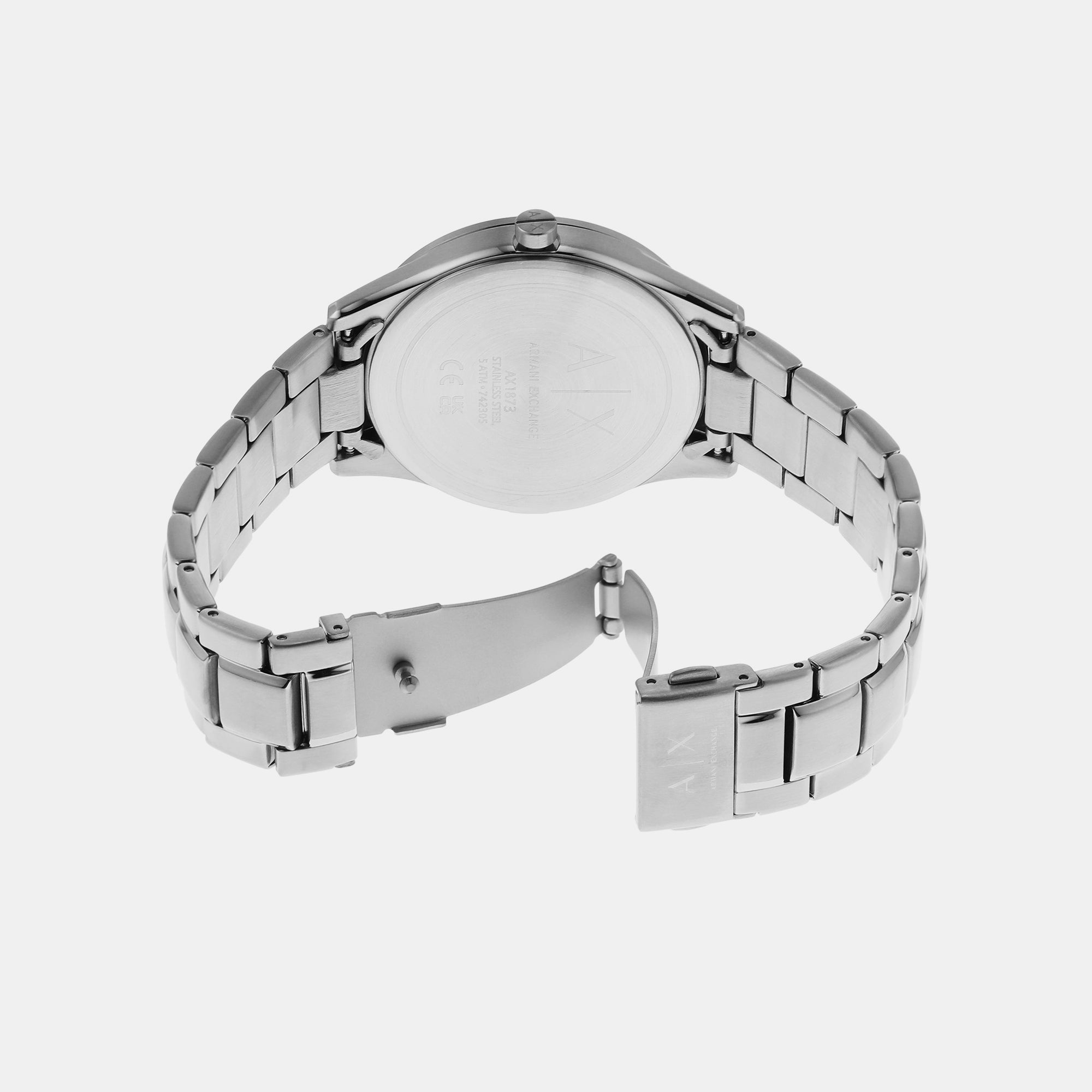 Armani Exchange Dante Men Quartz Black Dial Chronograph Stainless Steel Watch AX1873 - view 5