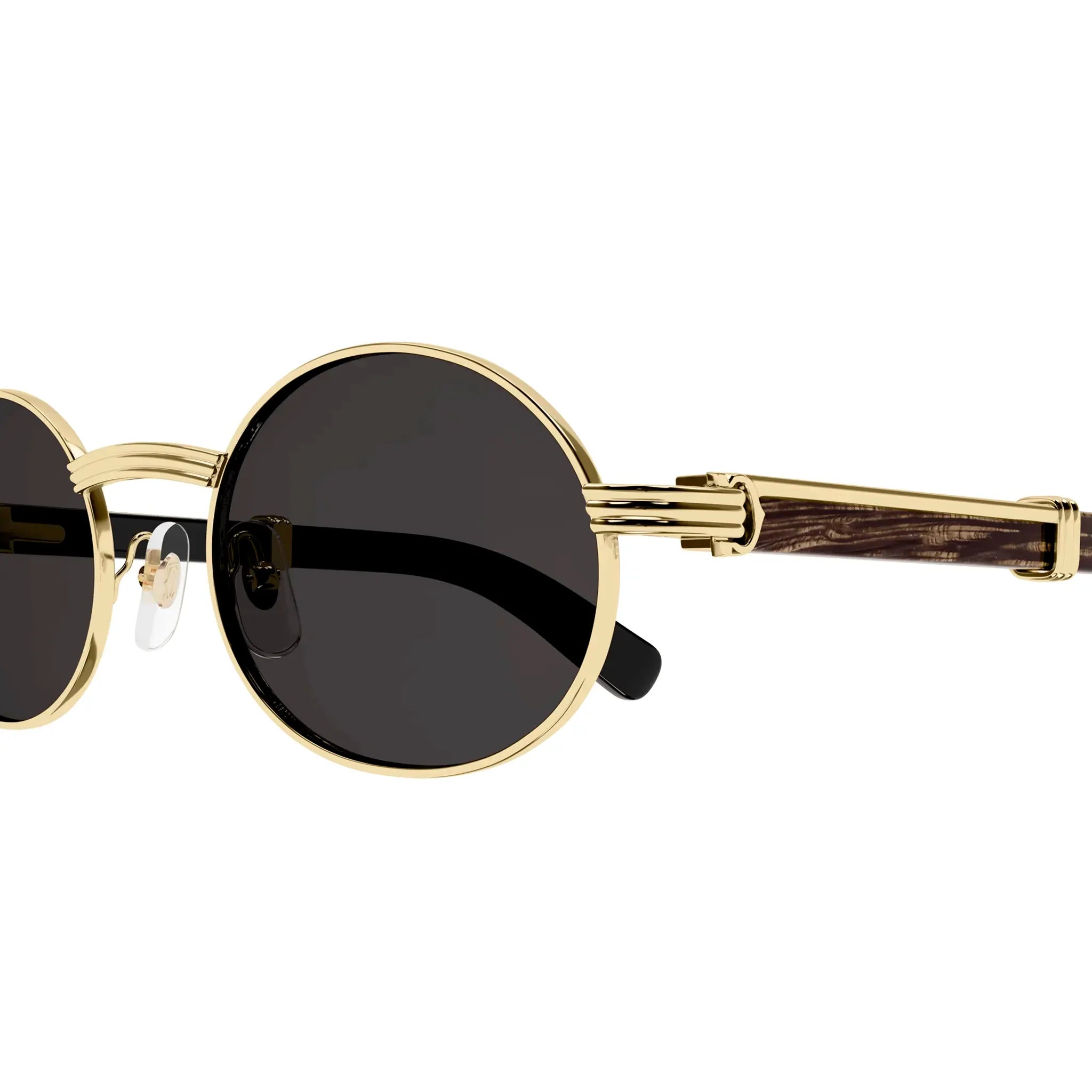 Cartier Eyewear CT0464S-001 Gold Grey Sunglasses - view 3