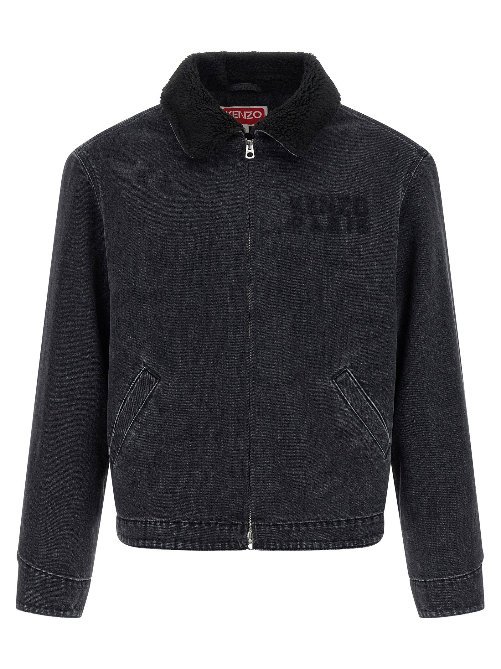 Kenzo Happy Tiger Denim Jacket – 99% cotton, 1% elastane