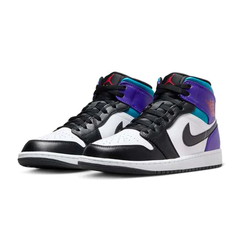 Kicks Machine Air Jordan 1 Mid 'teal Purple' Sale - view 2