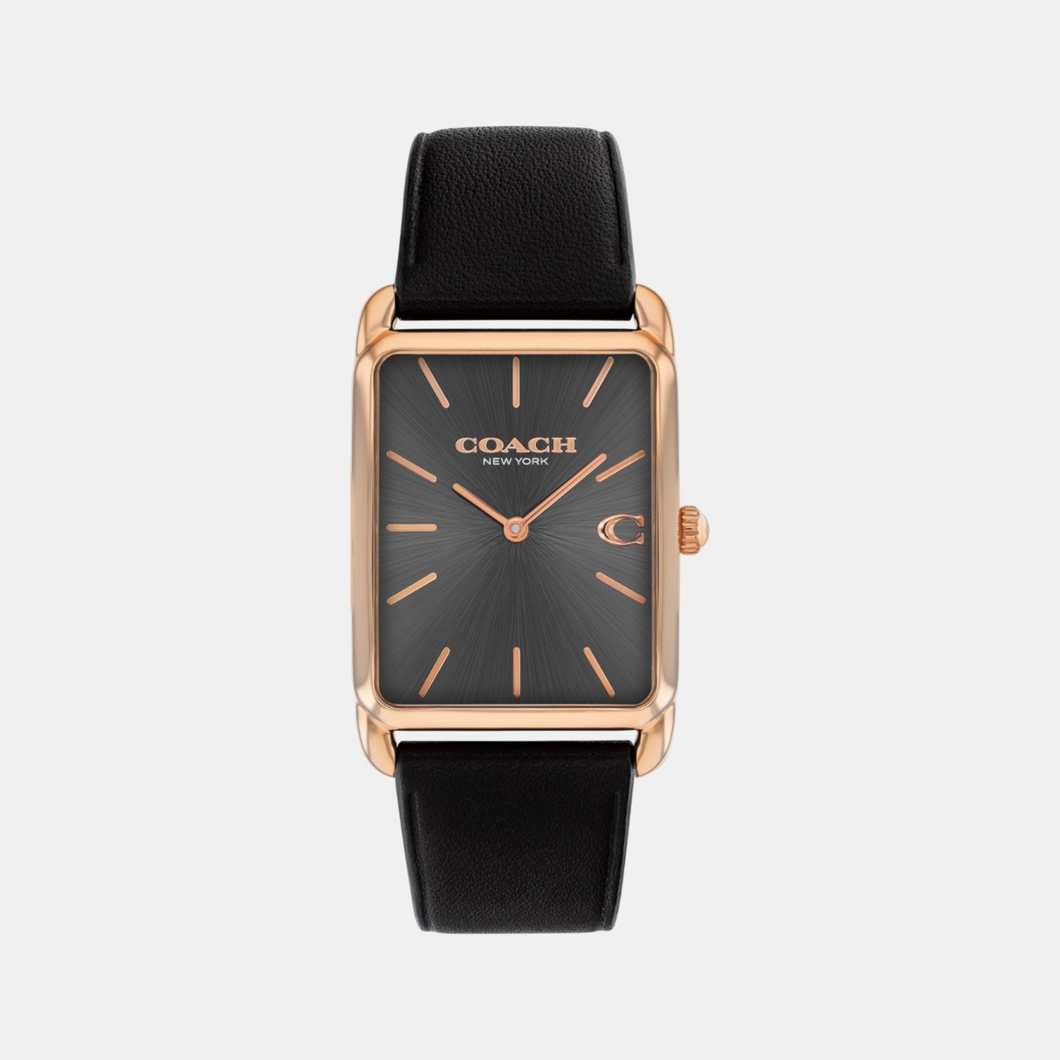 Coach Elliot Unisex Quartz Gunmetal Dial Analog Calfskin Watch 14400041