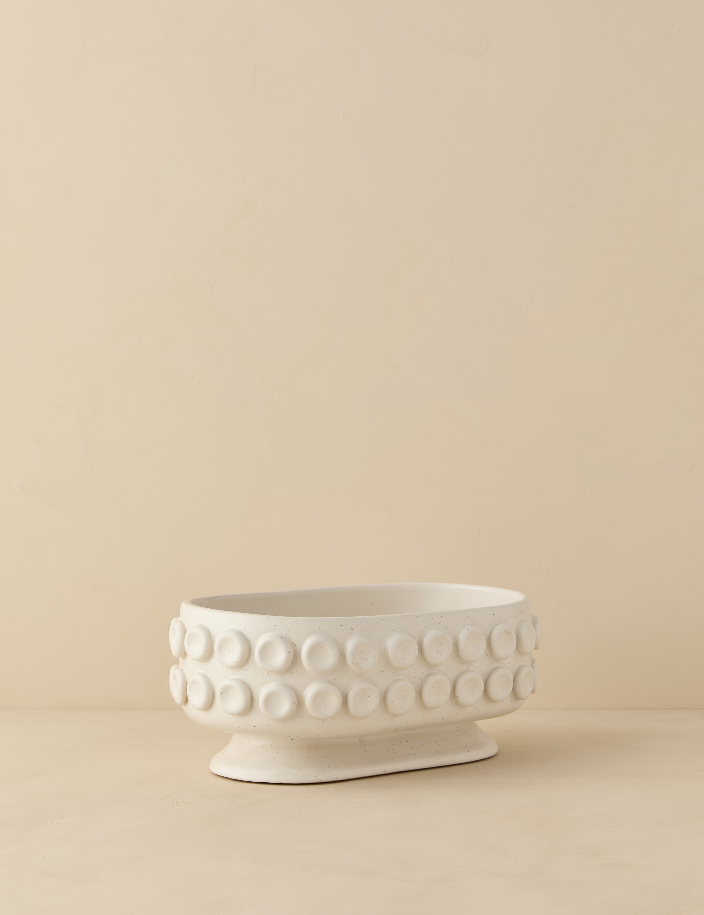 Lulu and Georgia Ives Pedestal Bowl – Ivory