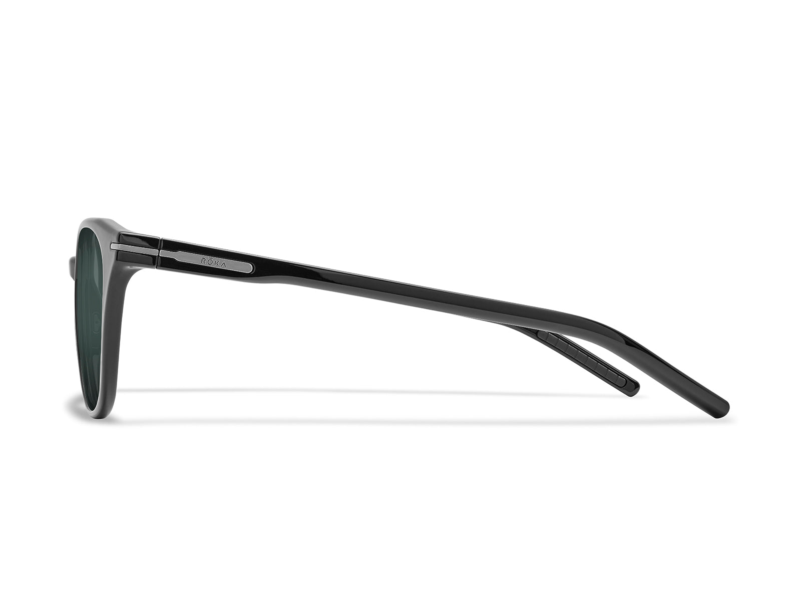 ROKA Lola 2.0 Sunglasses Outlet – Crystal Tahoe Frame - Dark Carbon (Polarized) Lens - view 30