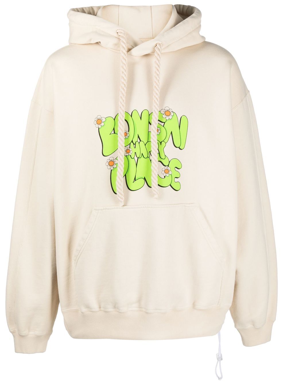 Bonsai Printed cotton hoodie – Cotton 100%
