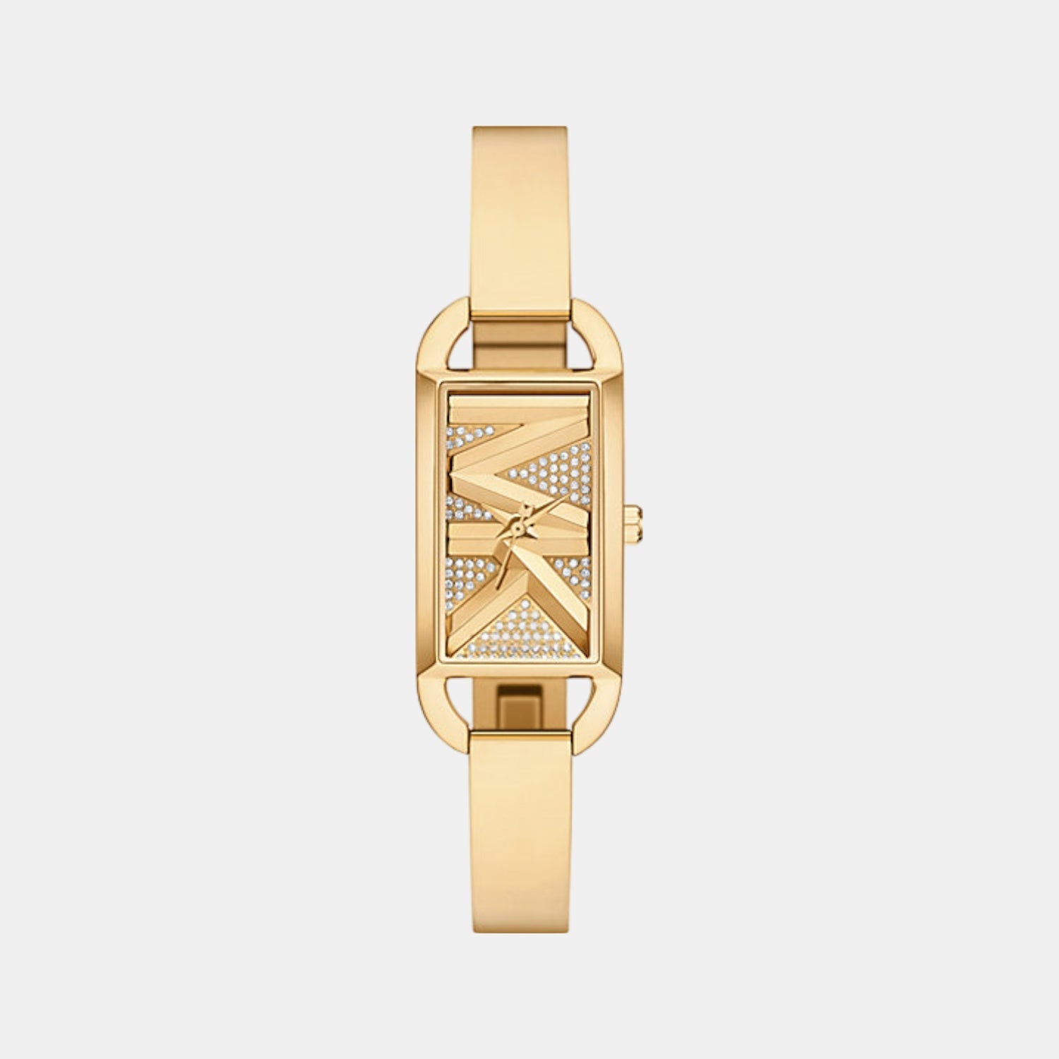 Michael Kors Empire Women Quartz Gold Dial Analog Stainless Steel Watch MK4840