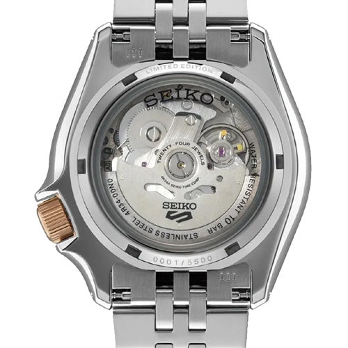 Seiko 5 Sports GMT Asian Limited Edition Mechanical Cream Dial 42.5mm Men SSK046K1 - view 3