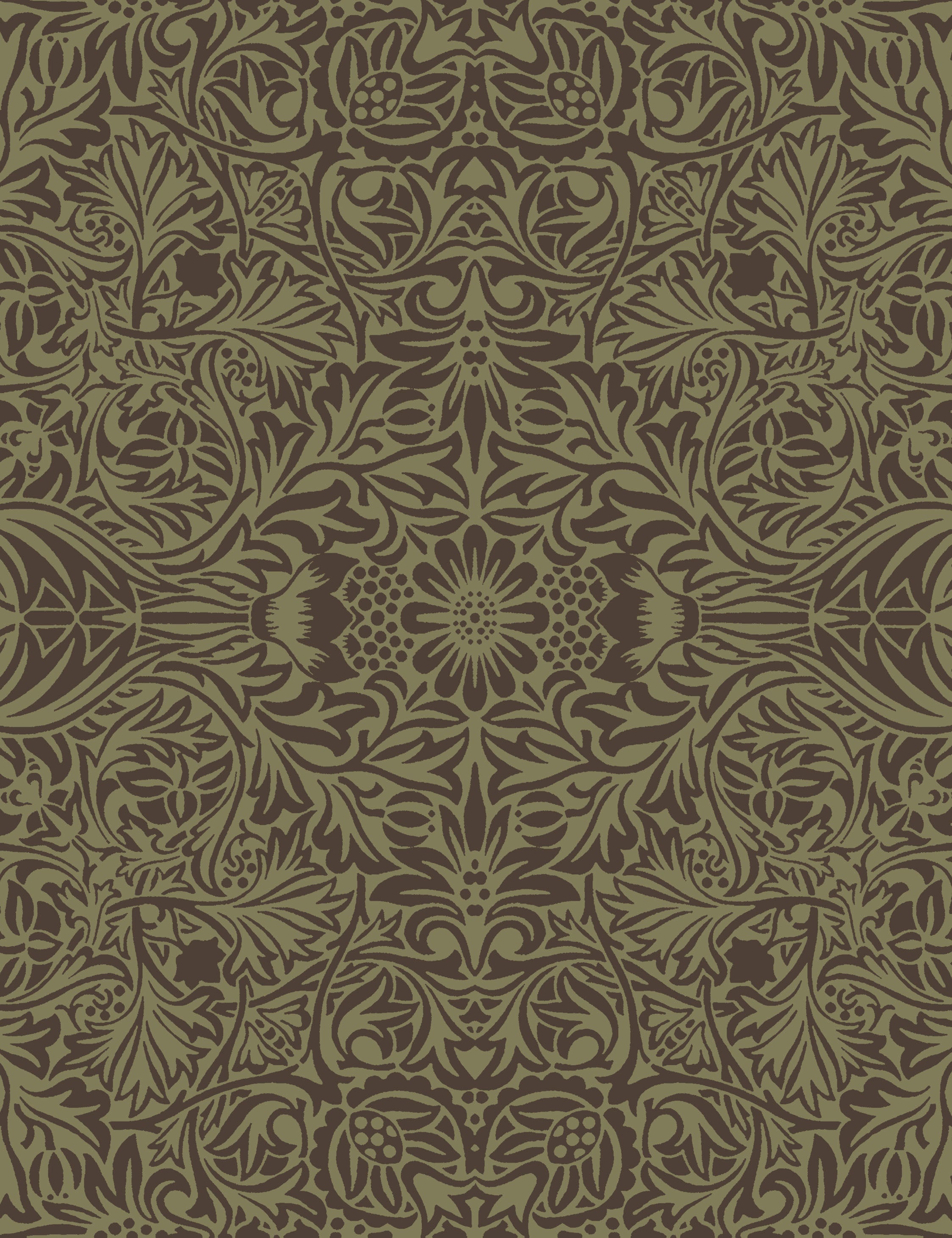 Lulu and Georgia Ceiling Wallpaper by Morris & Co. - view 12