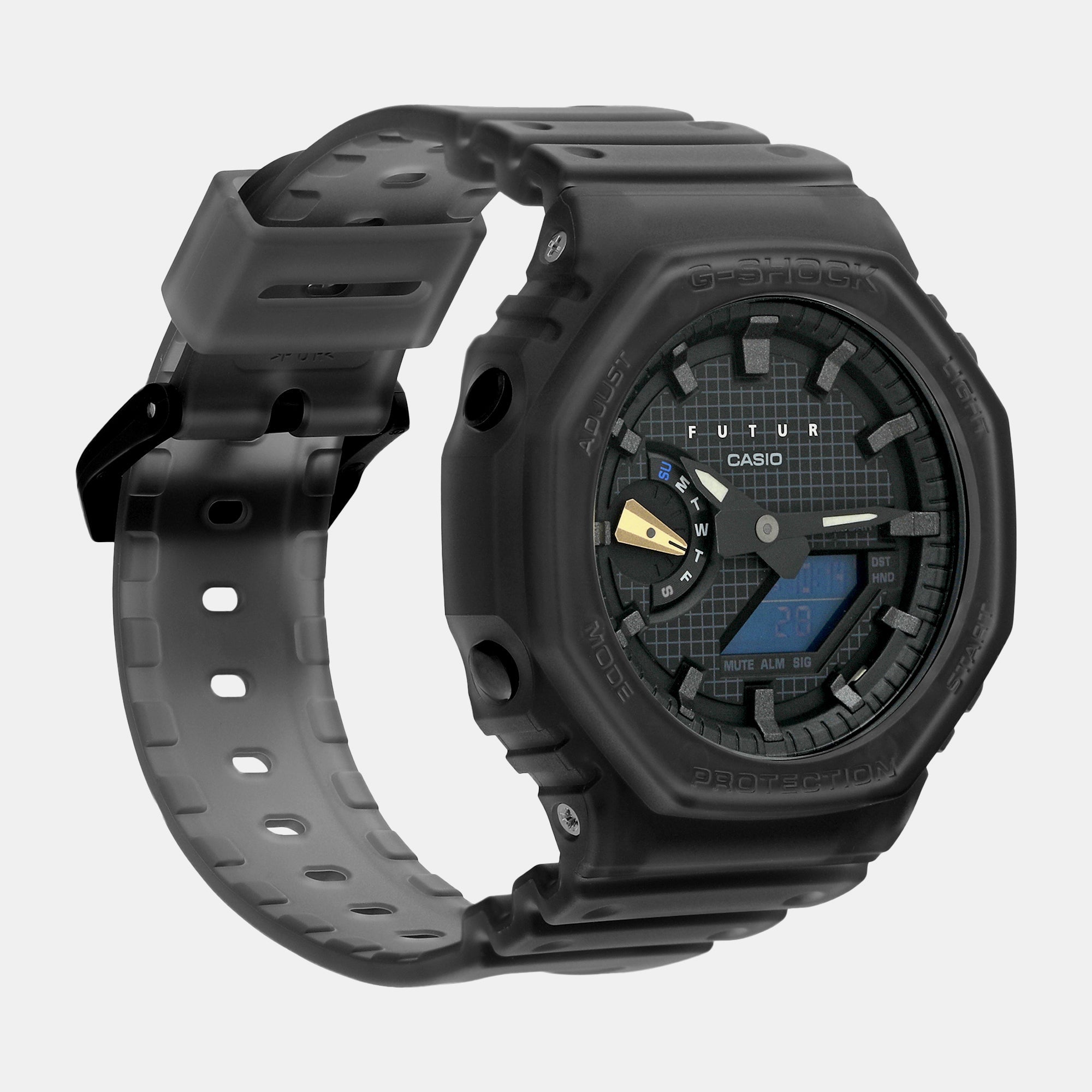 Casio G-Shock Men Quartz Black Dial Analog-Digital Resin Watch G1385 - view 3