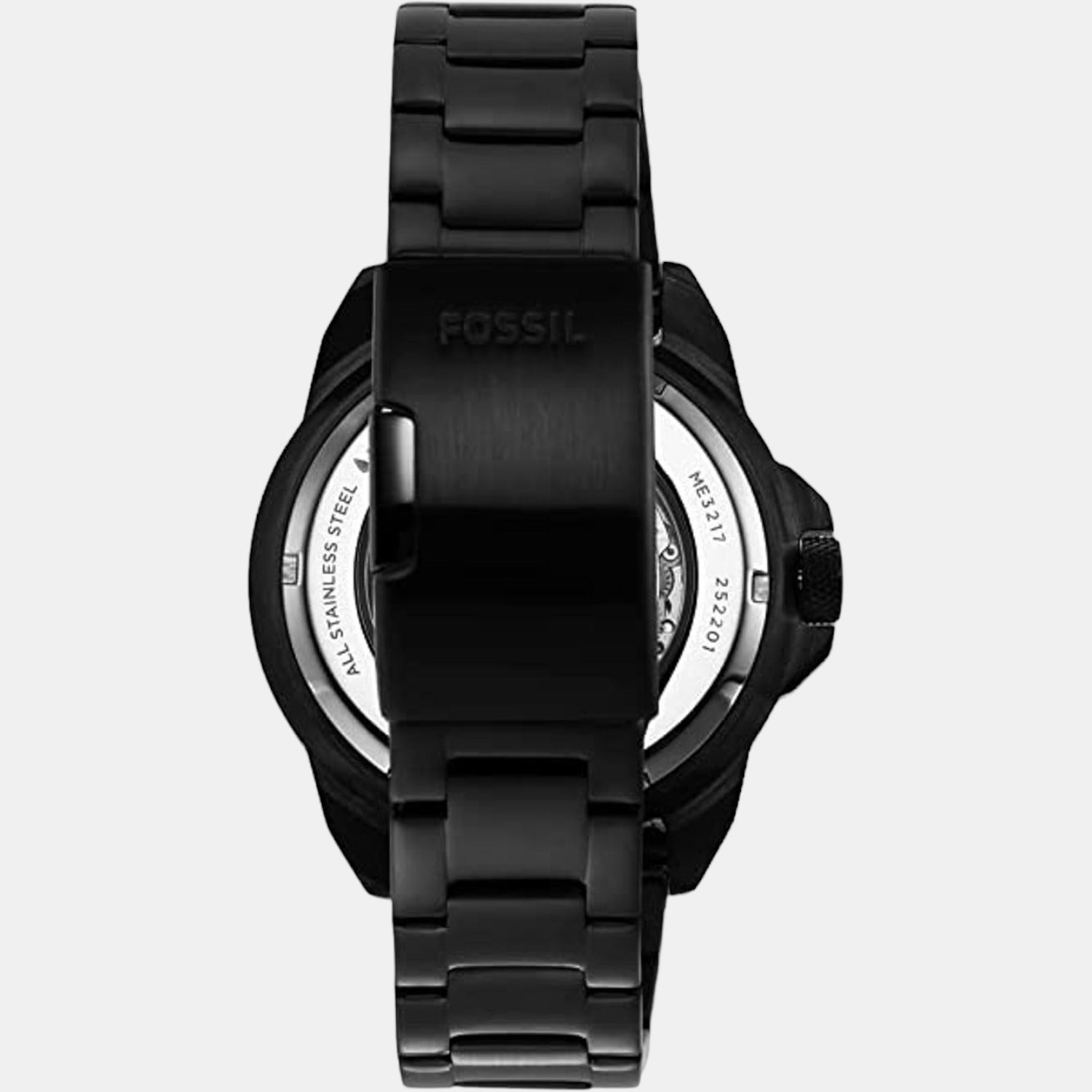 Fossil Bronson Men Automatic Black Dial Analog Stainless Steel Watch ME3217 - view 2