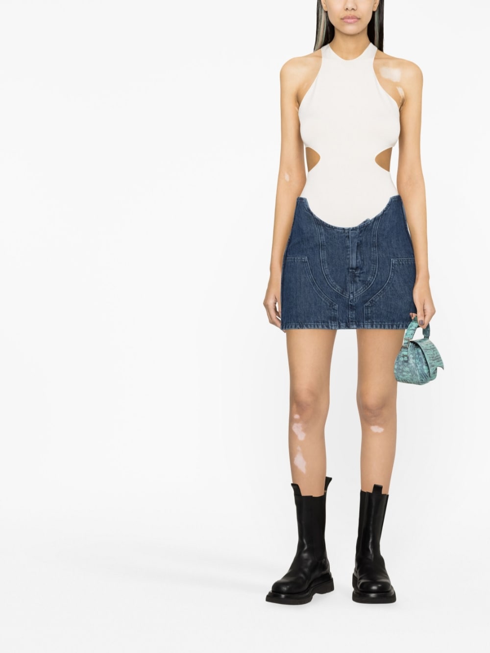 Off White Denim mini skirt - view 2
