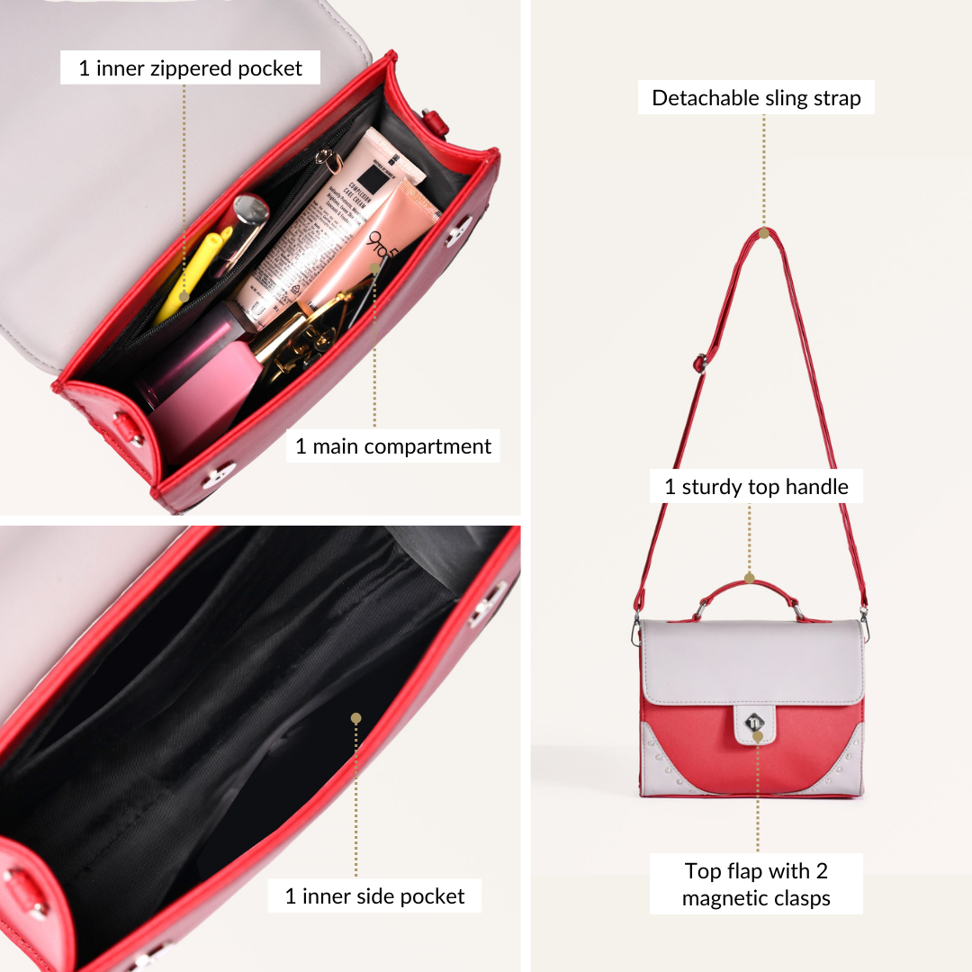 Nestasia Celestia Satchel With Detachable Strap - view 6