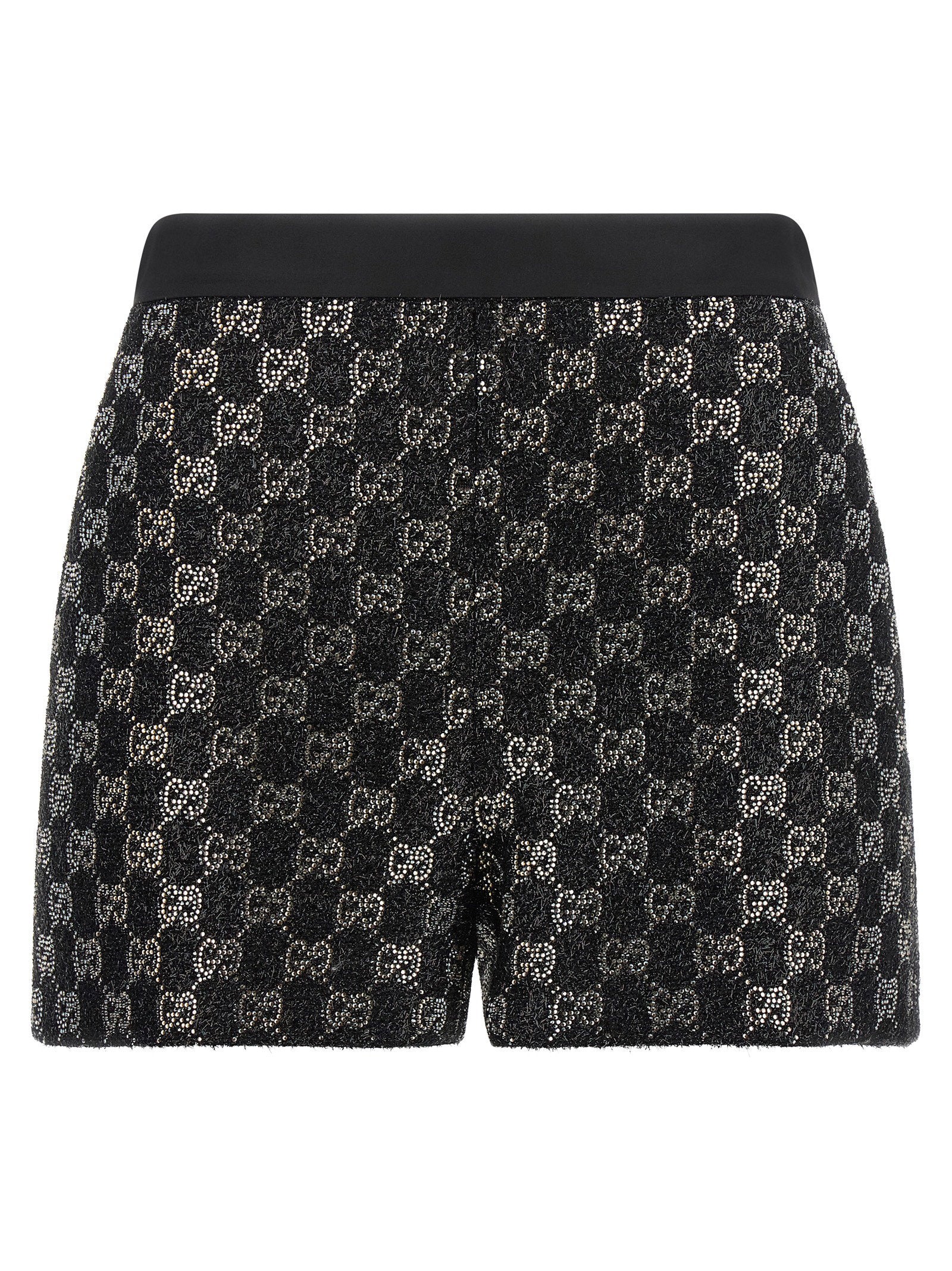 Gucci Gg Lamé Tweed Shorts – 100% viscose