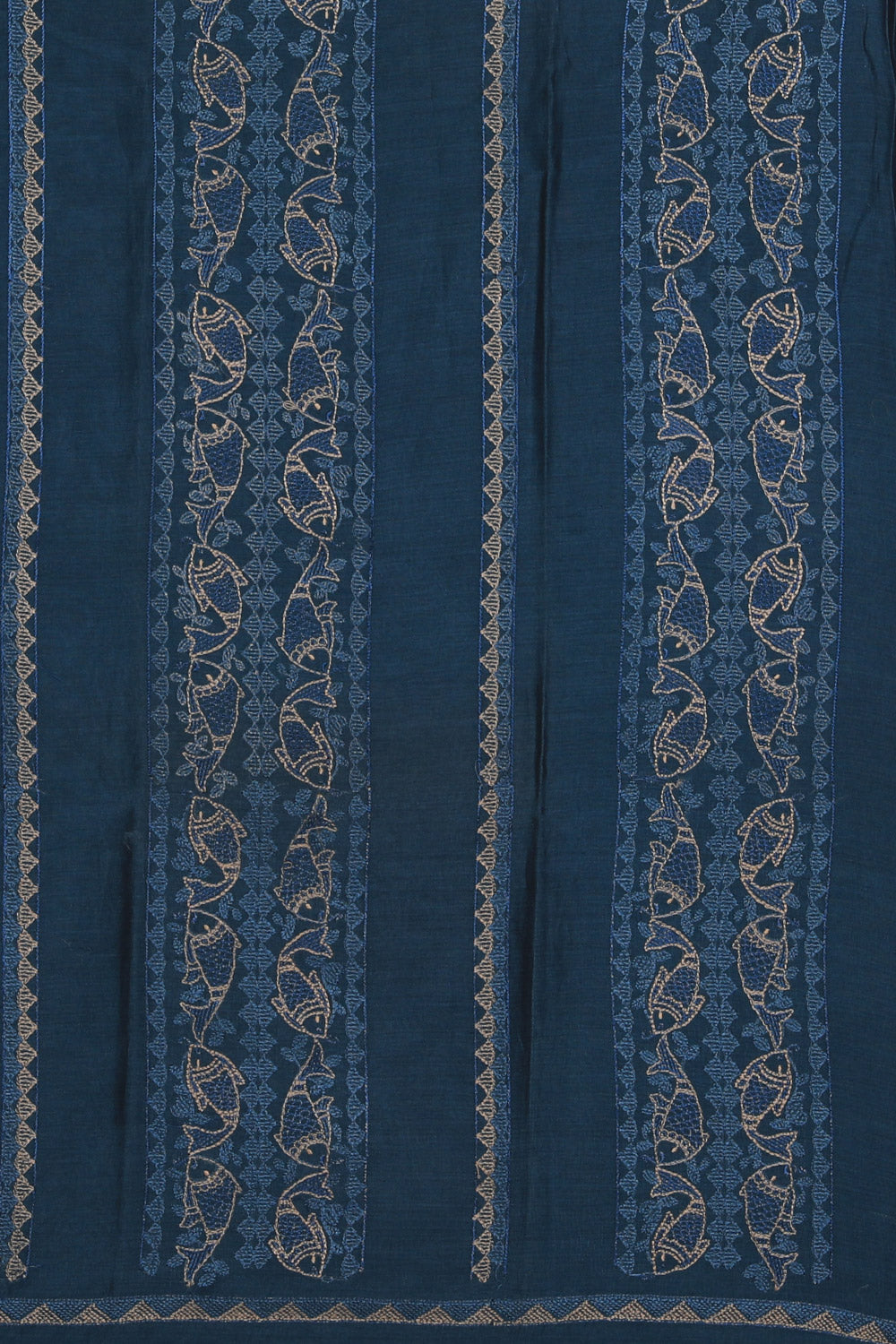 Kalanjali Cotton Silk Unstitched Suit With Dupatta (3 Pcs Set) - view 3
