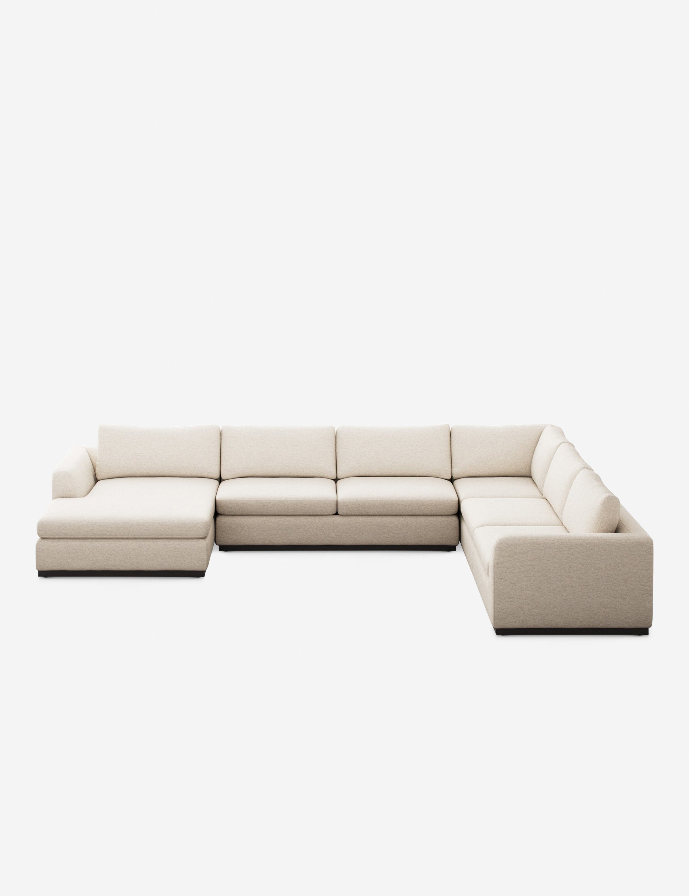 Lulu and Georgia Daniston Modular Corner Chaise Sectional Sofa