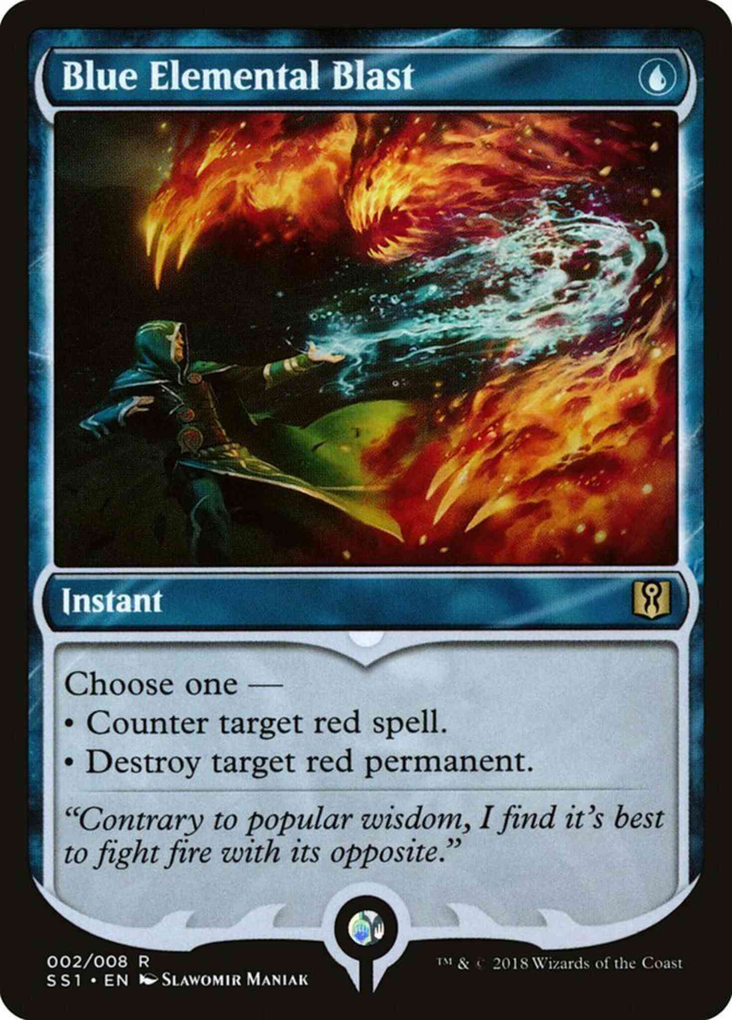 Magic Blue Elemental Blast [2] [Signature Spellbook: Jace] [Non-Foil]