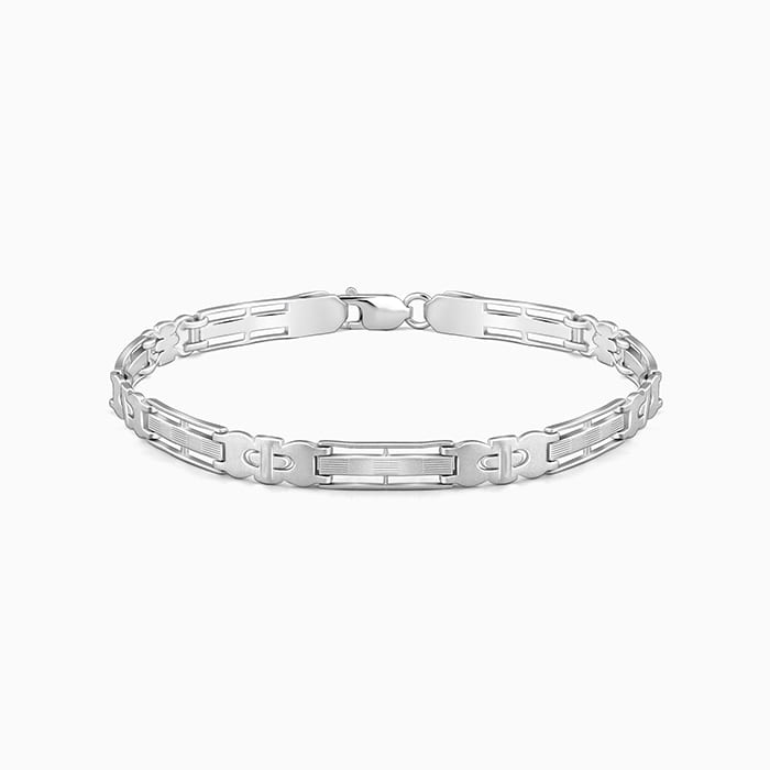 GIVA Jewellery Silver Swagger Bracelet For Him